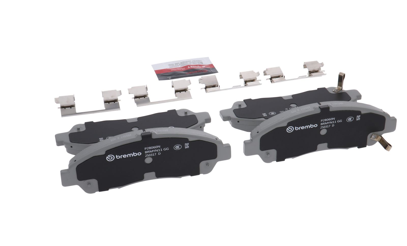 PRIME Ceramic Front Disc Brake Pad Set - P28060N_17