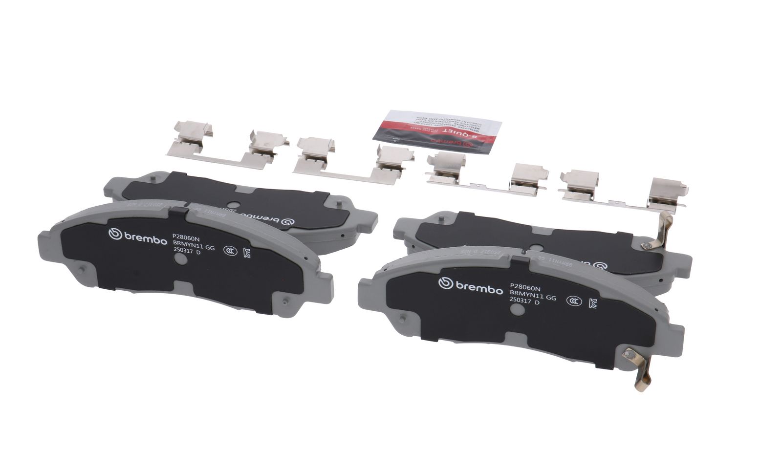 PRIME Ceramic Front Disc Brake Pad Set - P28060N_19