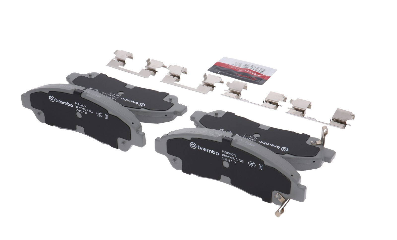 PRIME Ceramic Front Disc Brake Pad Set - P28060N_20
