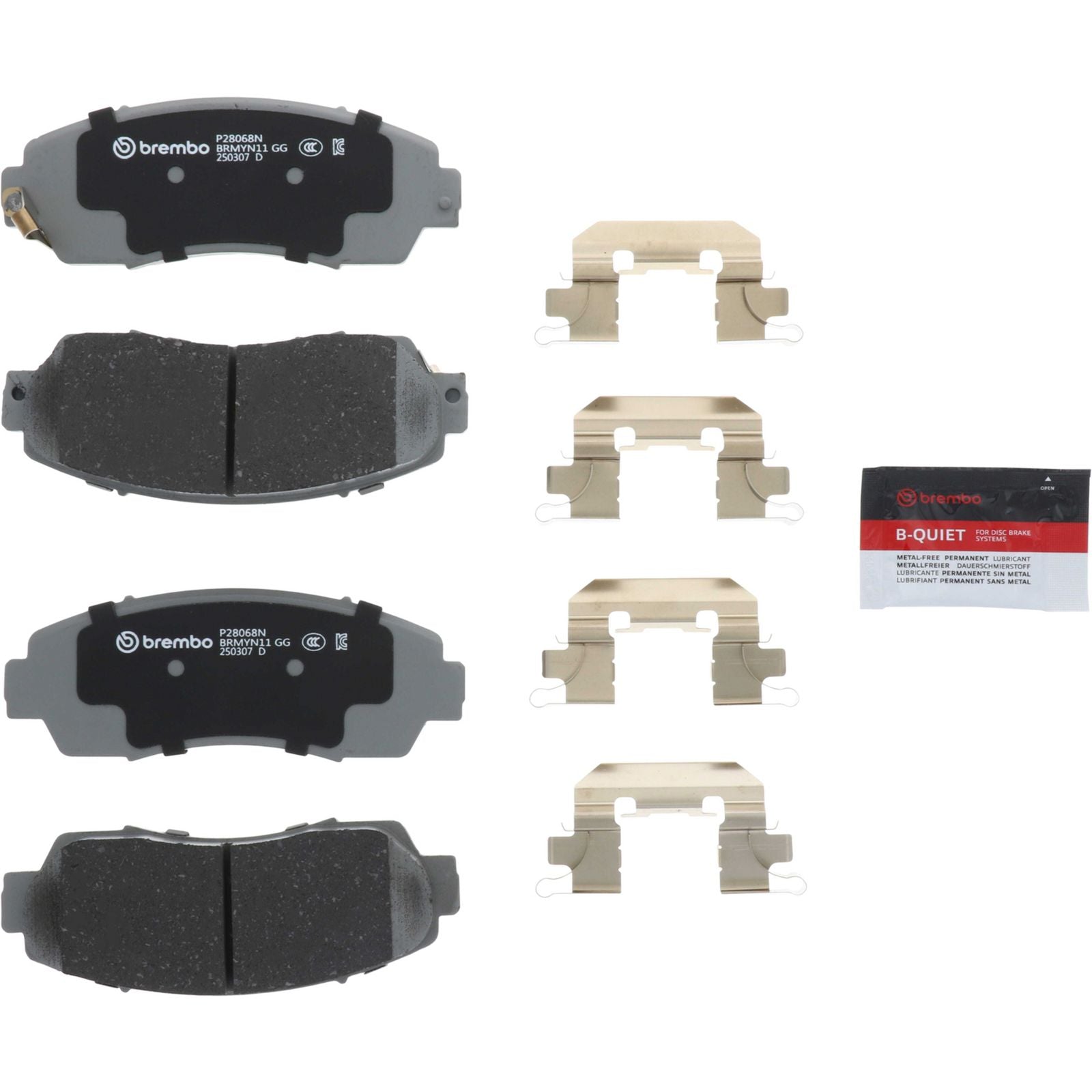 PRIME Ceramic Front Disc Brake Pad Set - P28068N_05