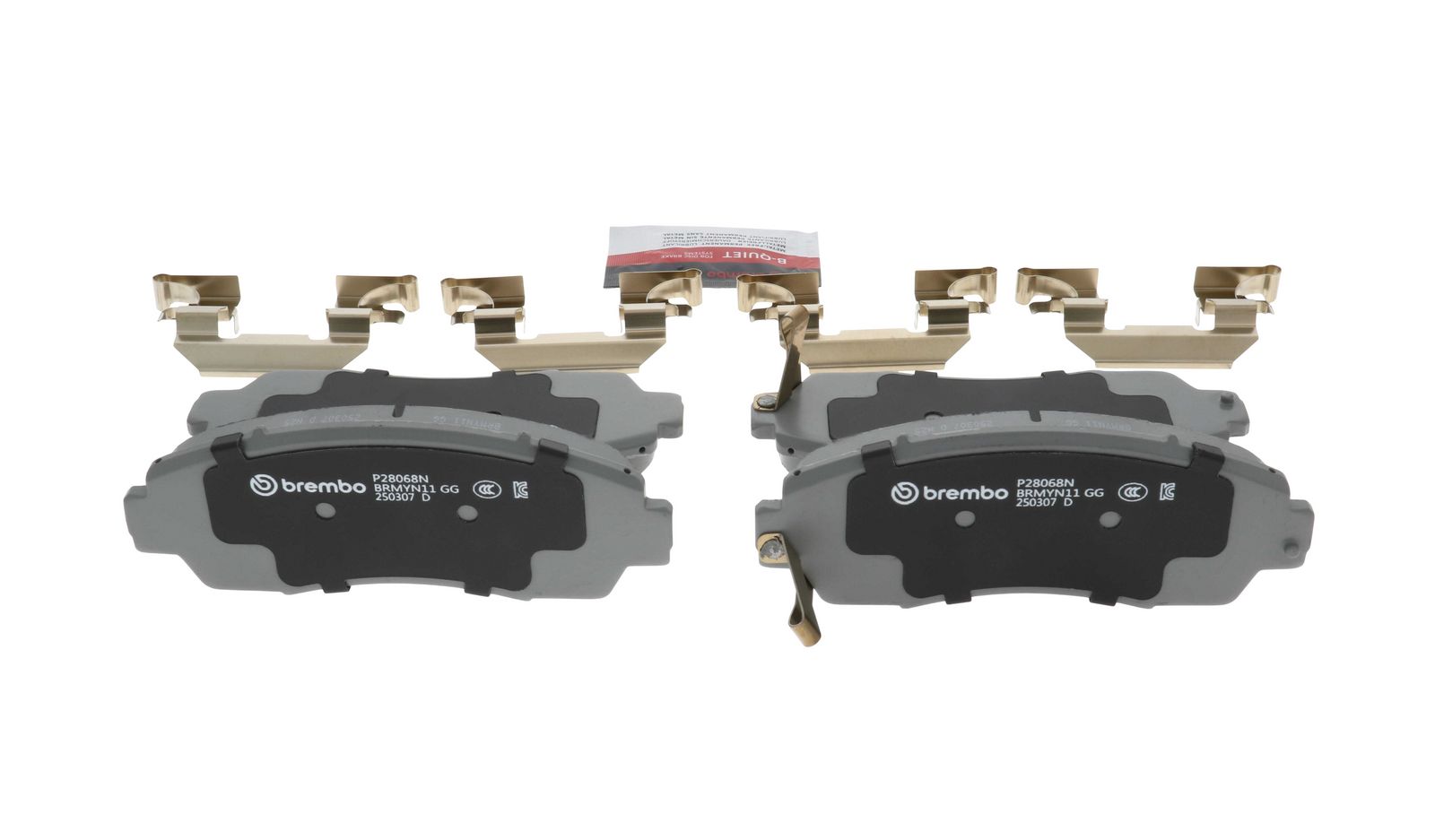 PRIME Ceramic Front Disc Brake Pad Set - P28068N_19