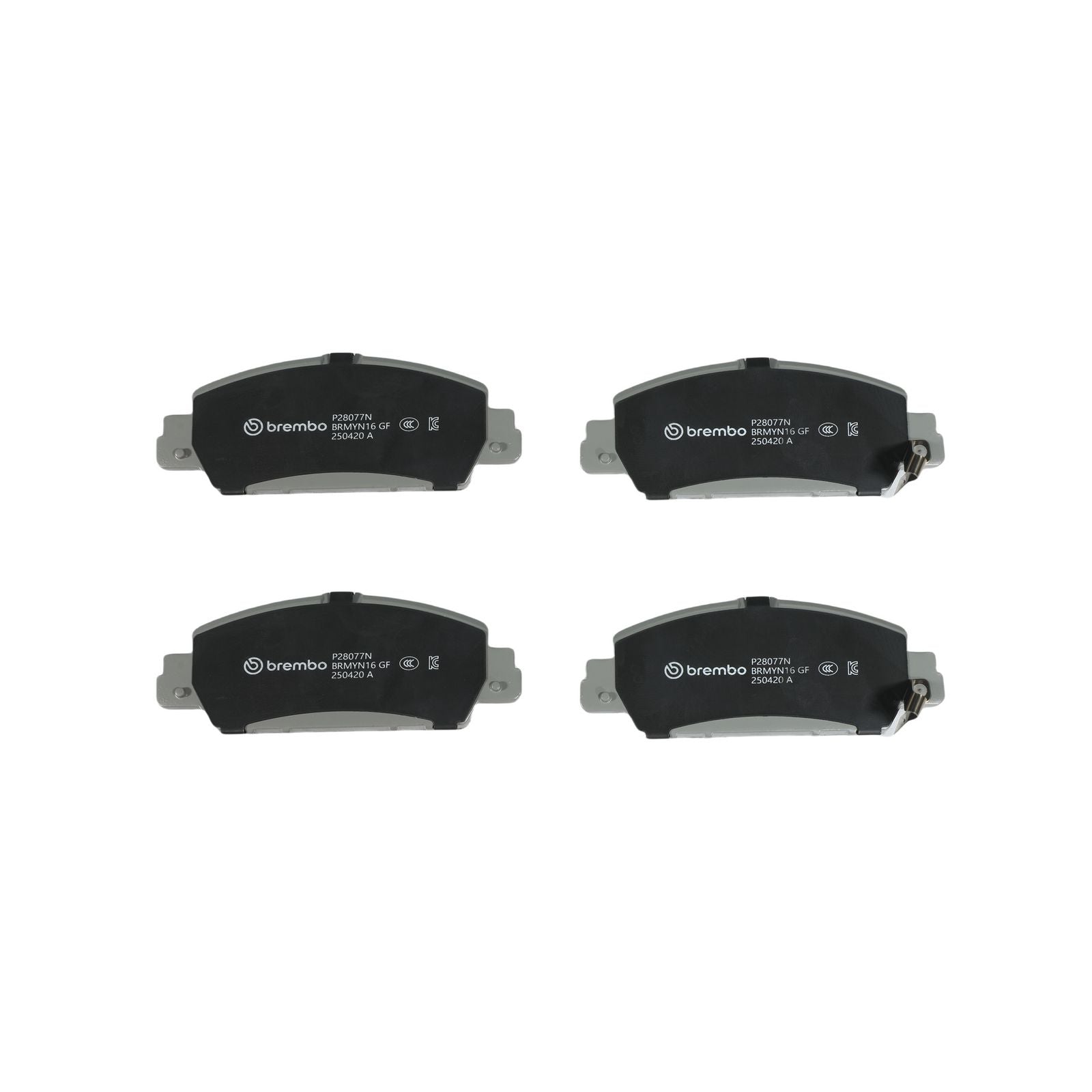 PRIME Ceramic Front Disc Brake Pad Set - P28077N_01