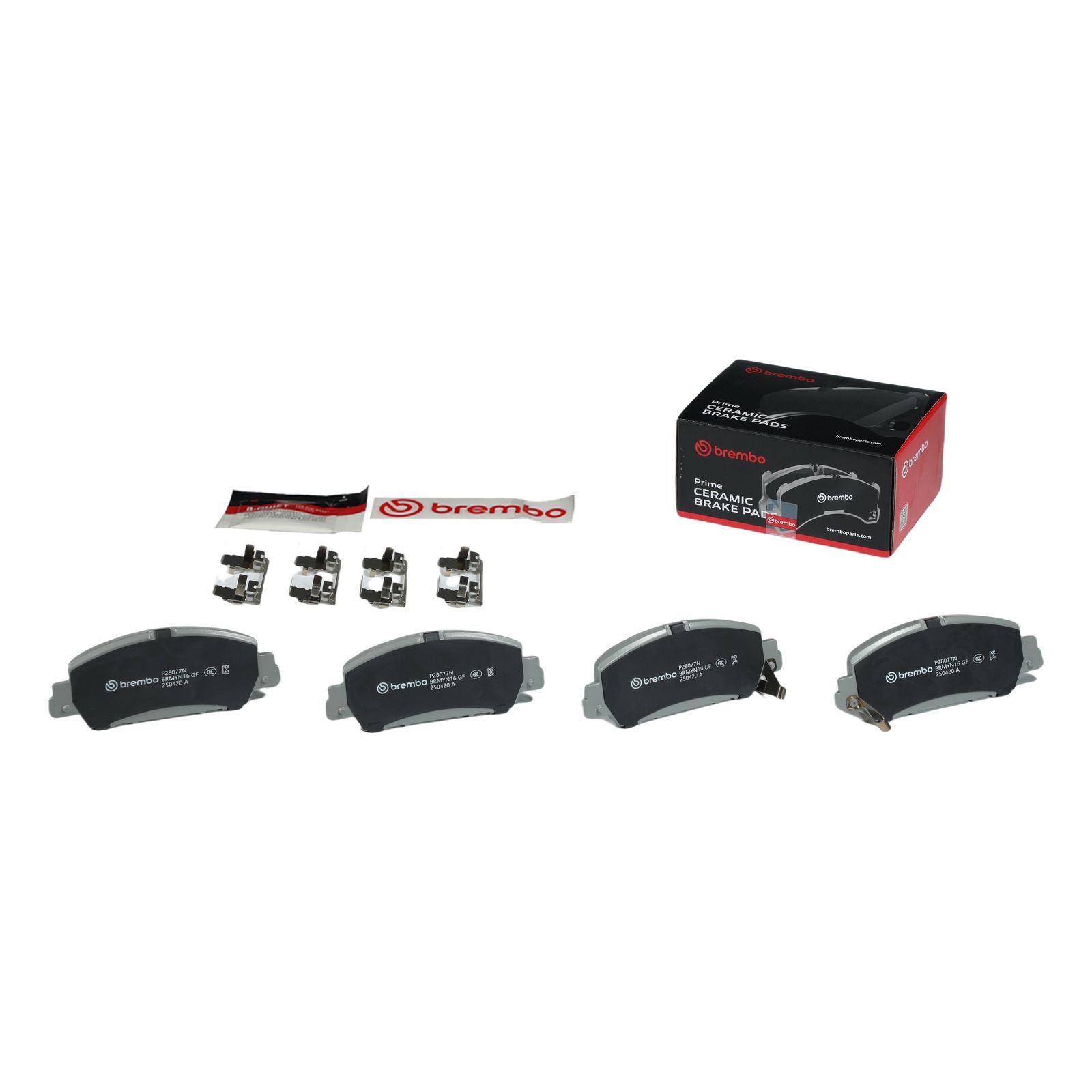 PRIME Ceramic Front Disc Brake Pad Set - P28077N_03