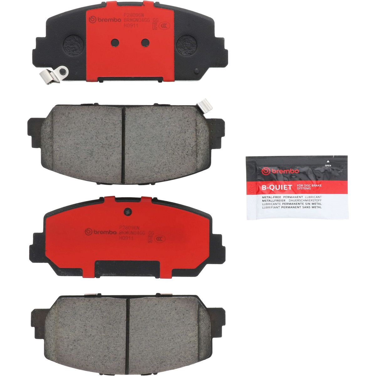 PRIME Ceramic Front Disc Brake Pad Set - P28096N_01