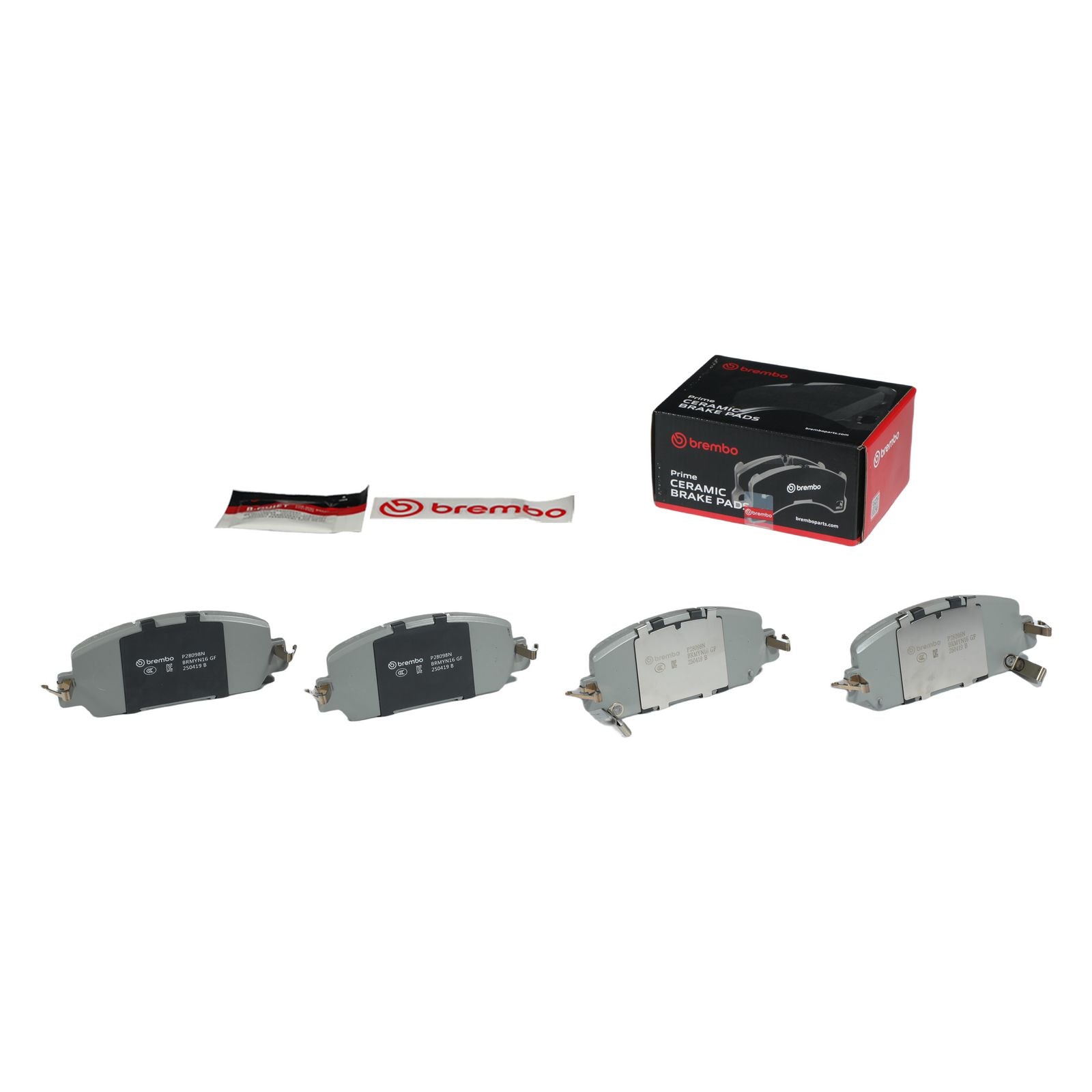 PRIME Ceramic Front Disc Brake Pad Set - P28098N_03
