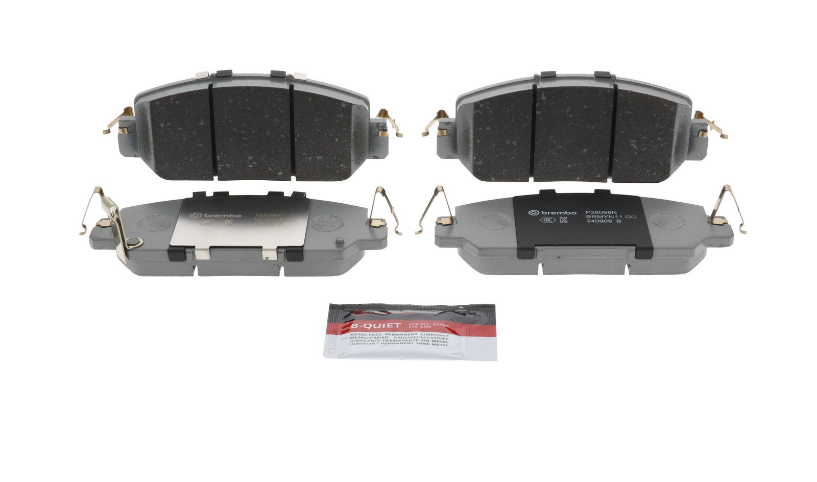 PRIME Ceramic Front Disc Brake Pad Set - P28098N_06
