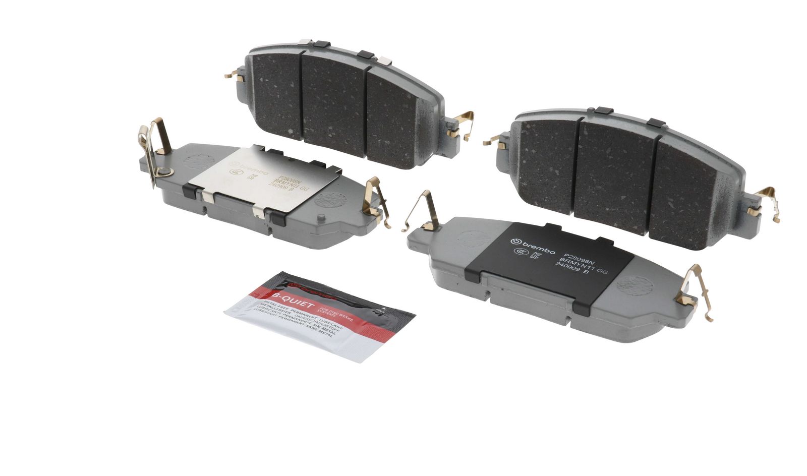 PRIME Ceramic Front Disc Brake Pad Set - P28098N_08