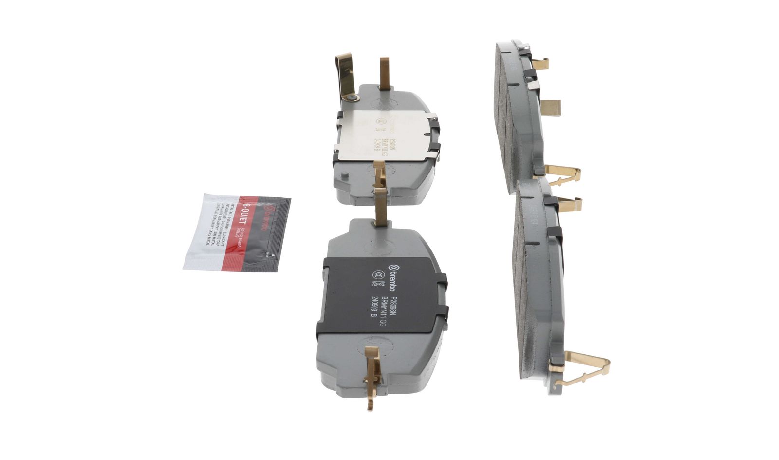 PRIME Ceramic Front Disc Brake Pad Set - P28098N_12