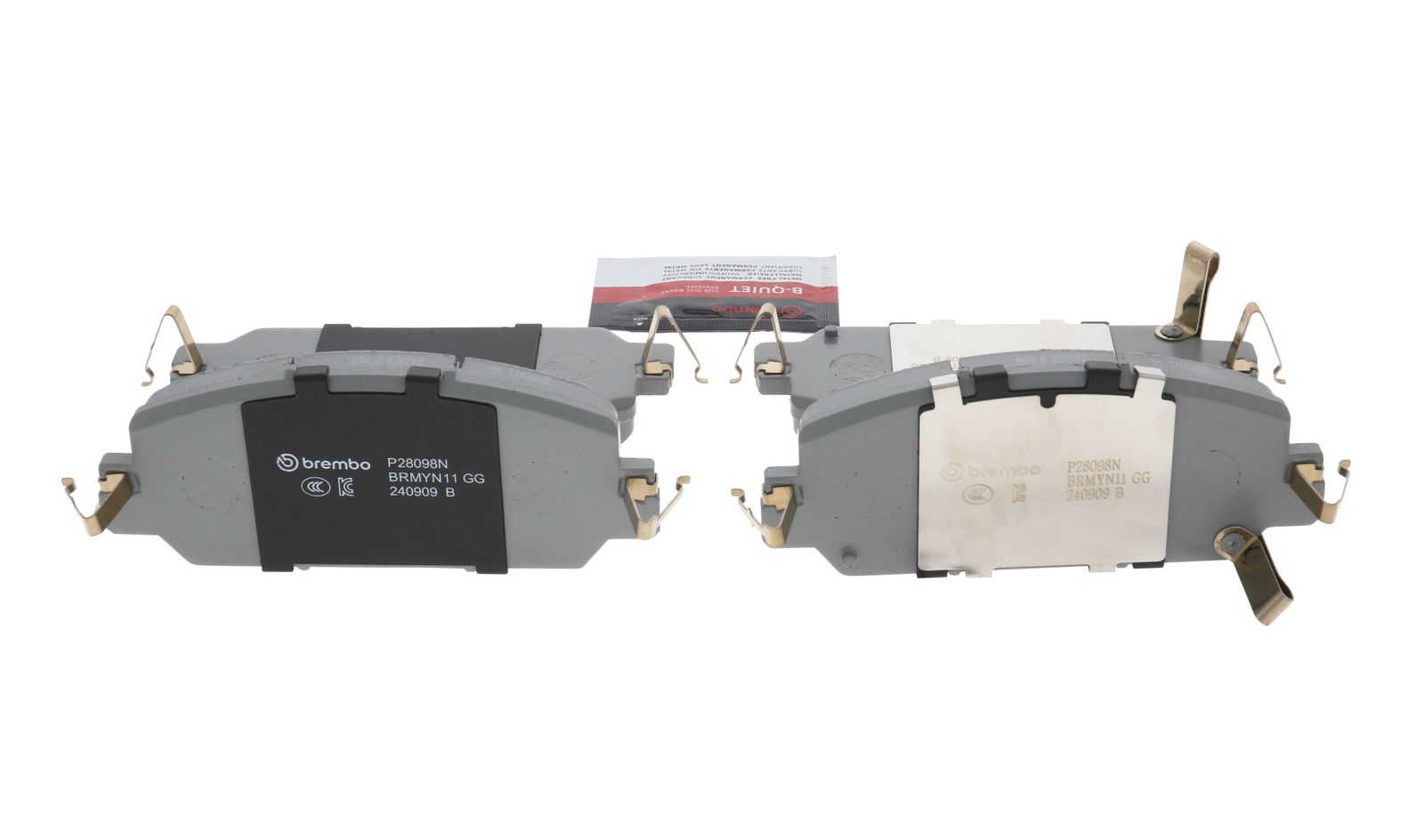 PRIME Ceramic Front Disc Brake Pad Set - P28098N_18