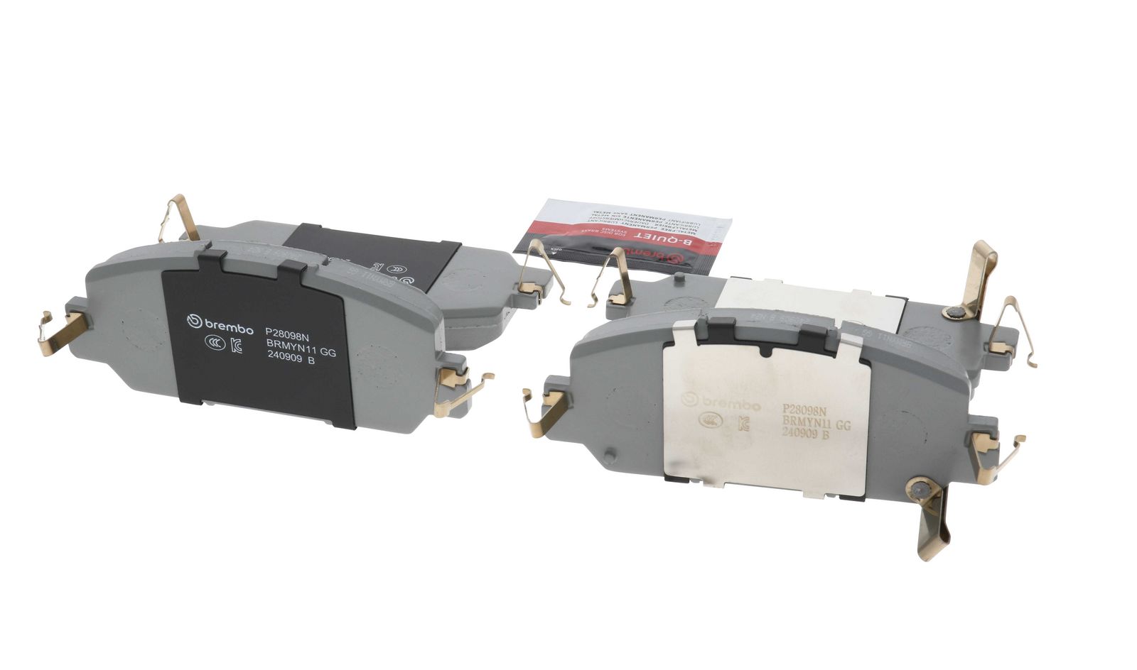 PRIME Ceramic Front Disc Brake Pad Set - P28098N_19