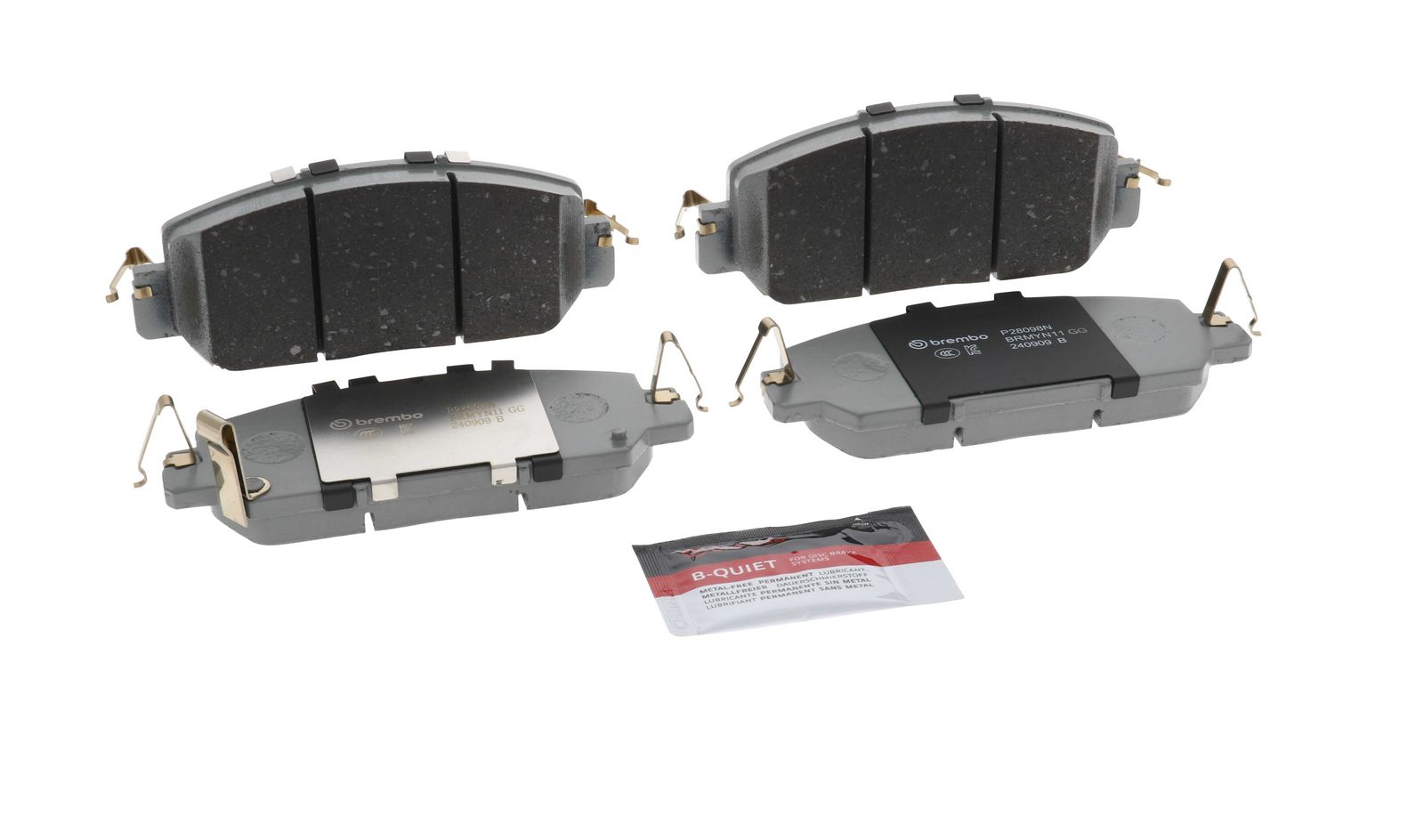PRIME Ceramic Front Disc Brake Pad Set - P28098N_29