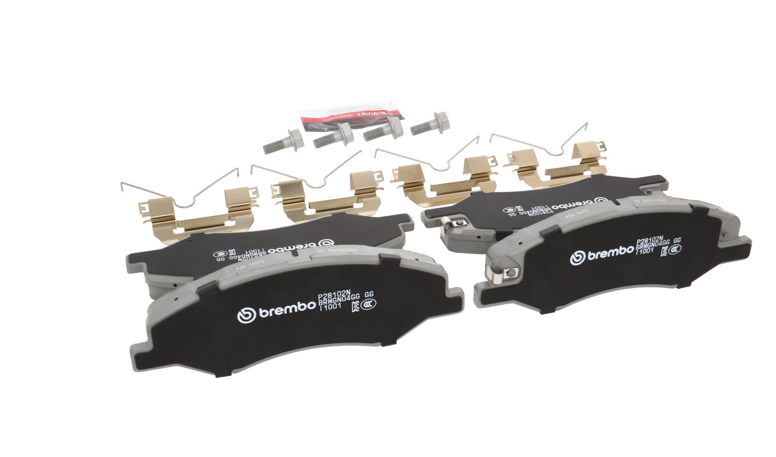 PRIME Ceramic Front Disc Brake Pad Set - P28102N_13