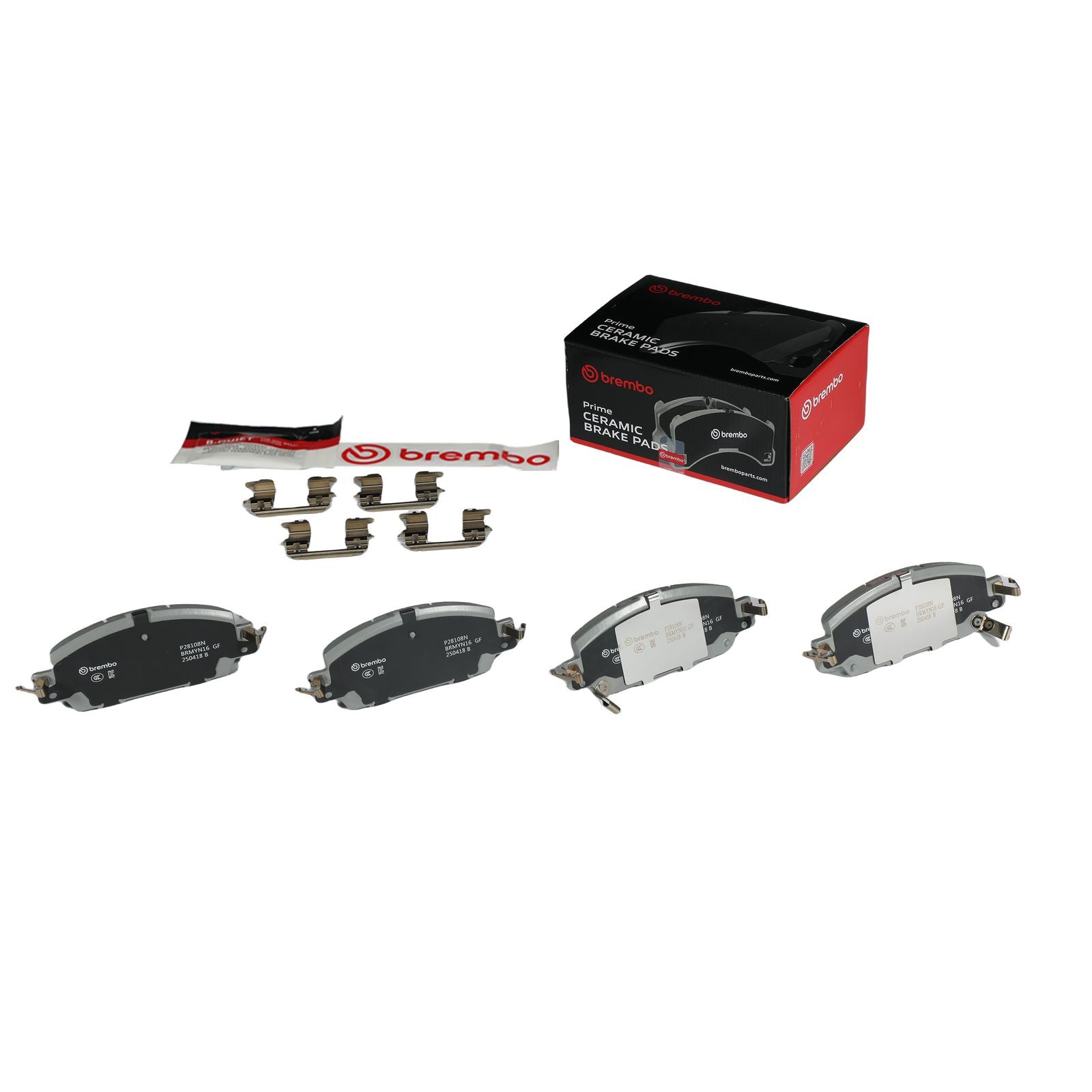PRIME Ceramic Front Disc Brake Pad Set - P28108N_03