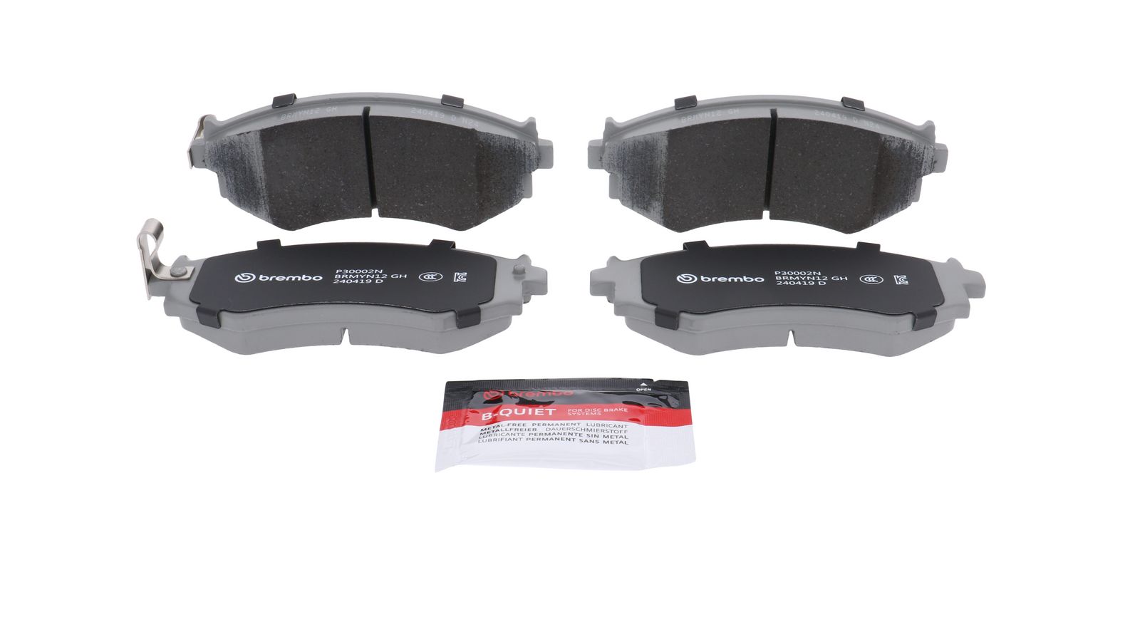 PRIME Ceramic Front Disc Brake Pad Set - P30002N_03