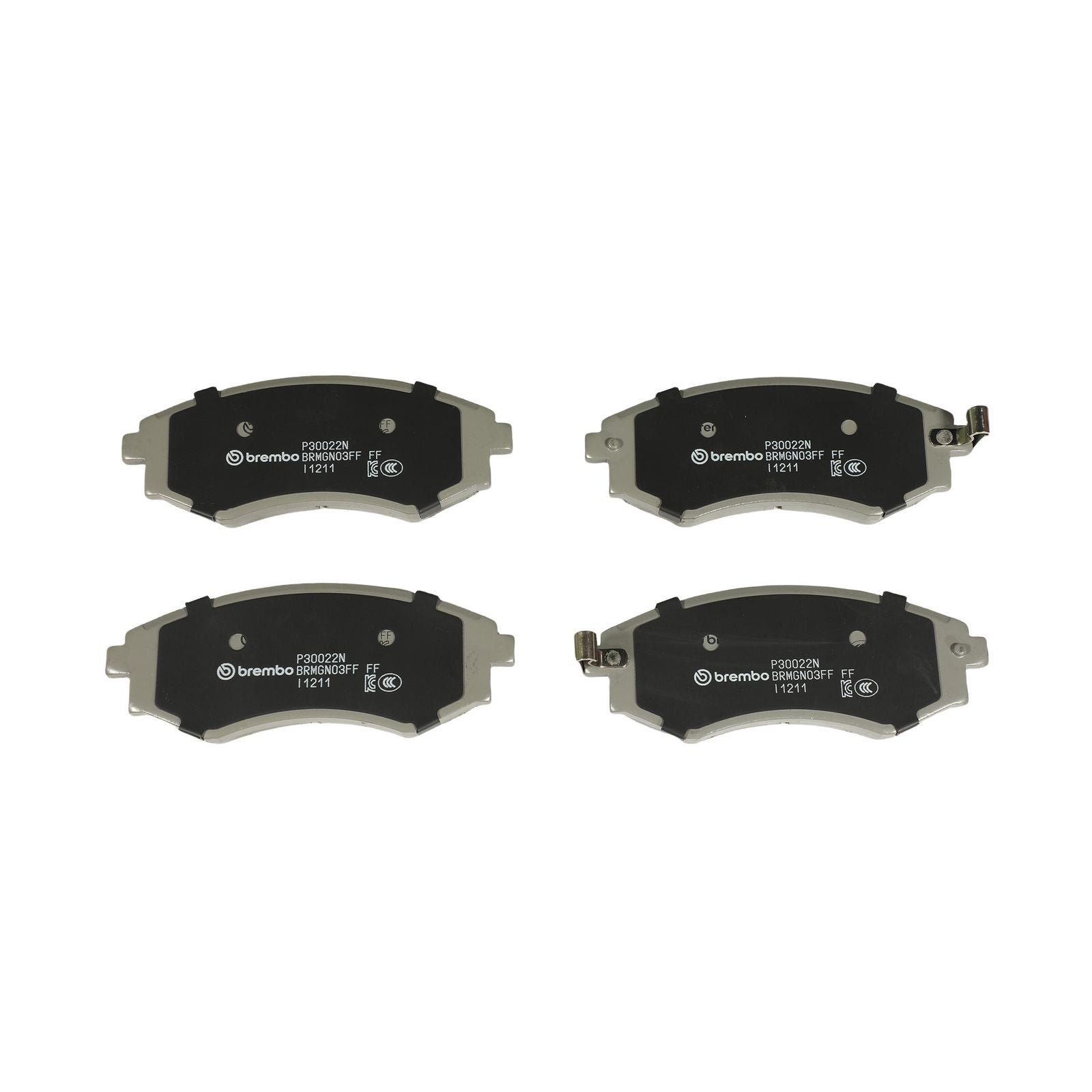 PRIME Ceramic Front Disc Brake Pad Set - P30022N_03
