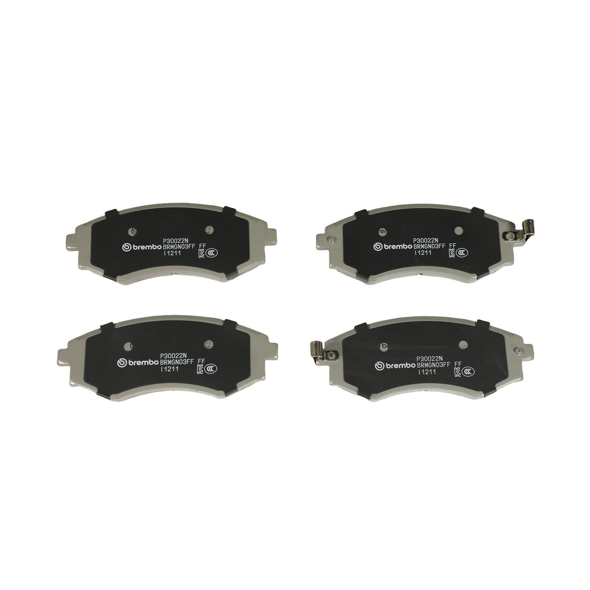 PRIME Ceramic Front Disc Brake Pad Set - P30022N_03