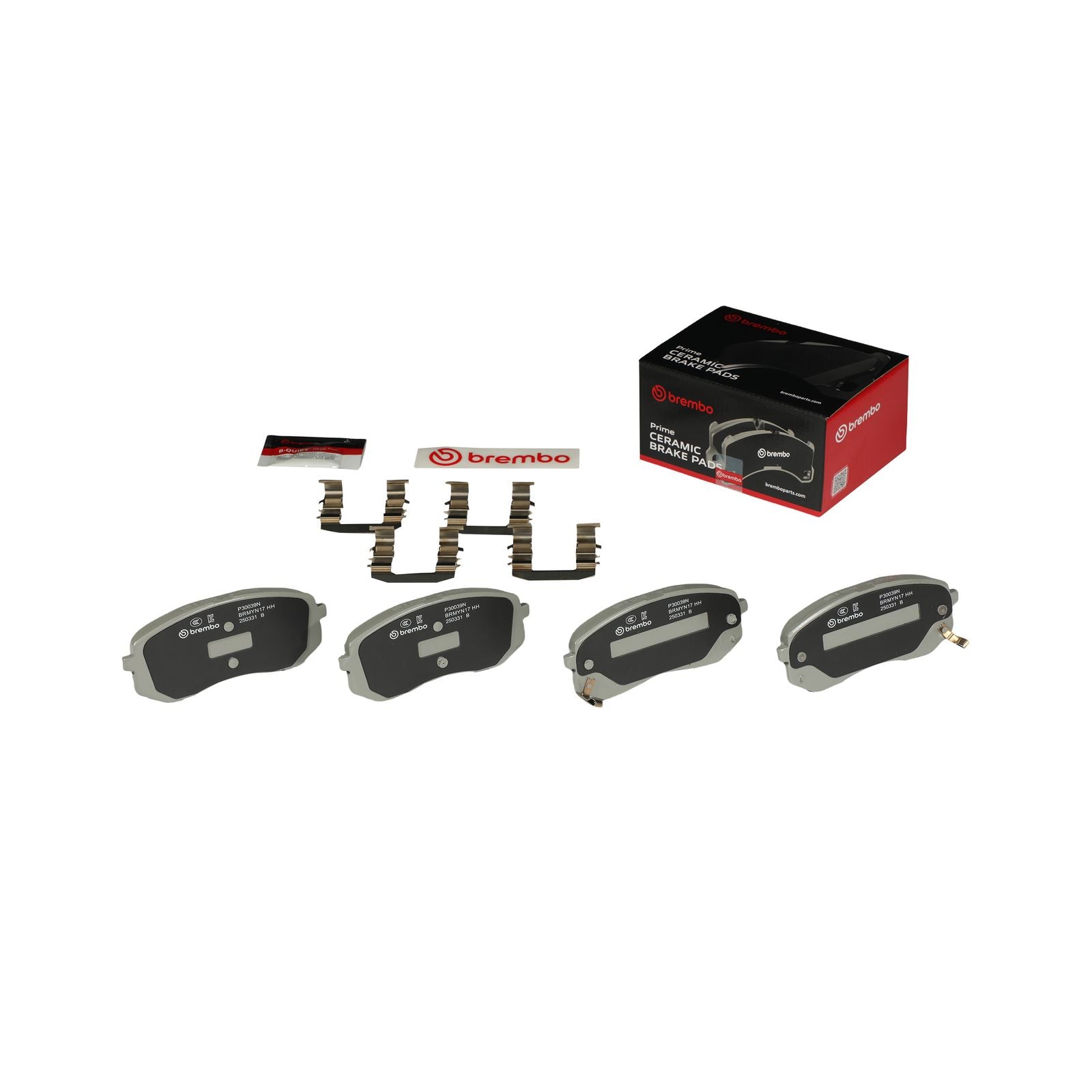 PRIME Ceramic Front Disc Brake Pad Set - P30039N_02