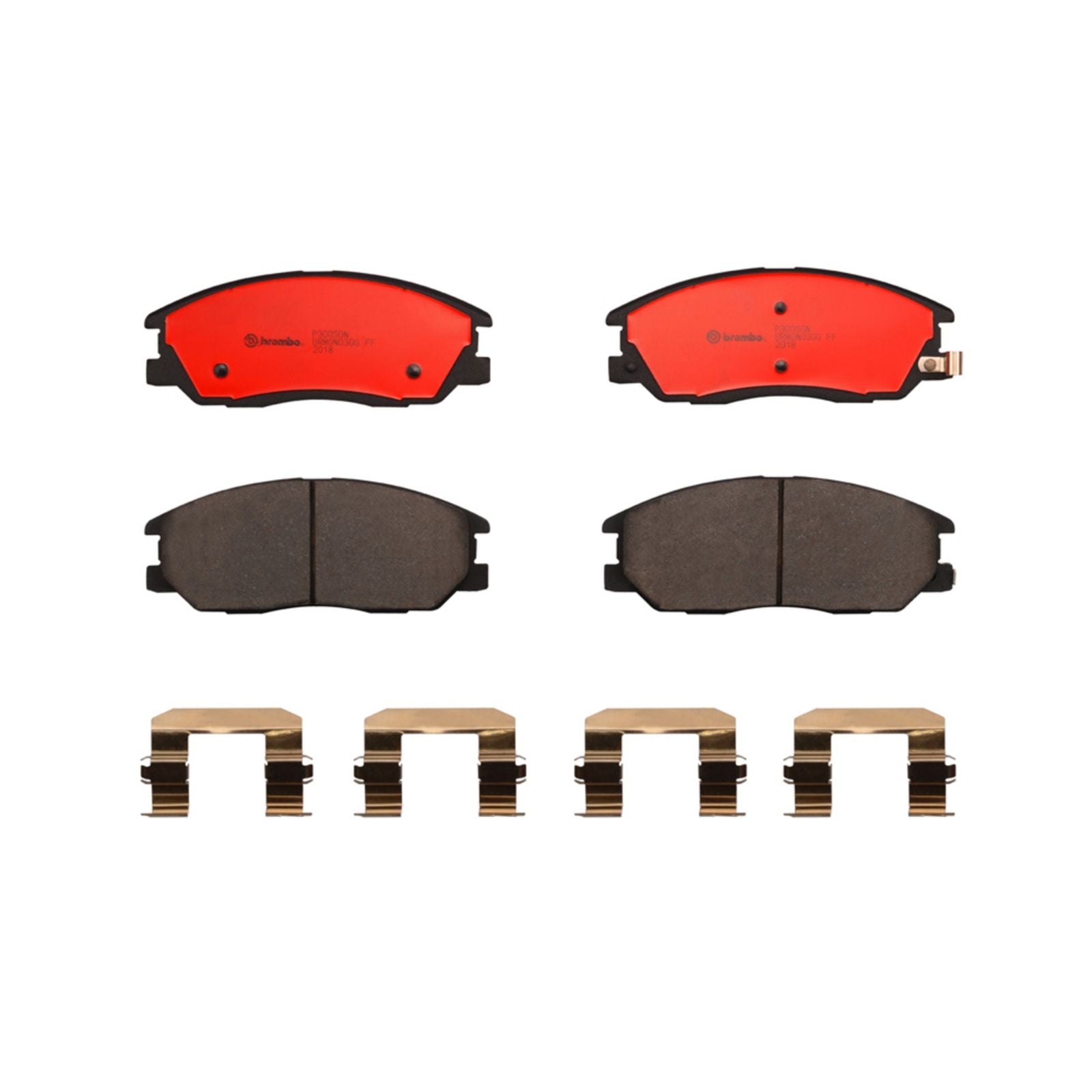 PRIME Ceramic Front Disc Brake Pad Set - P30050N_02