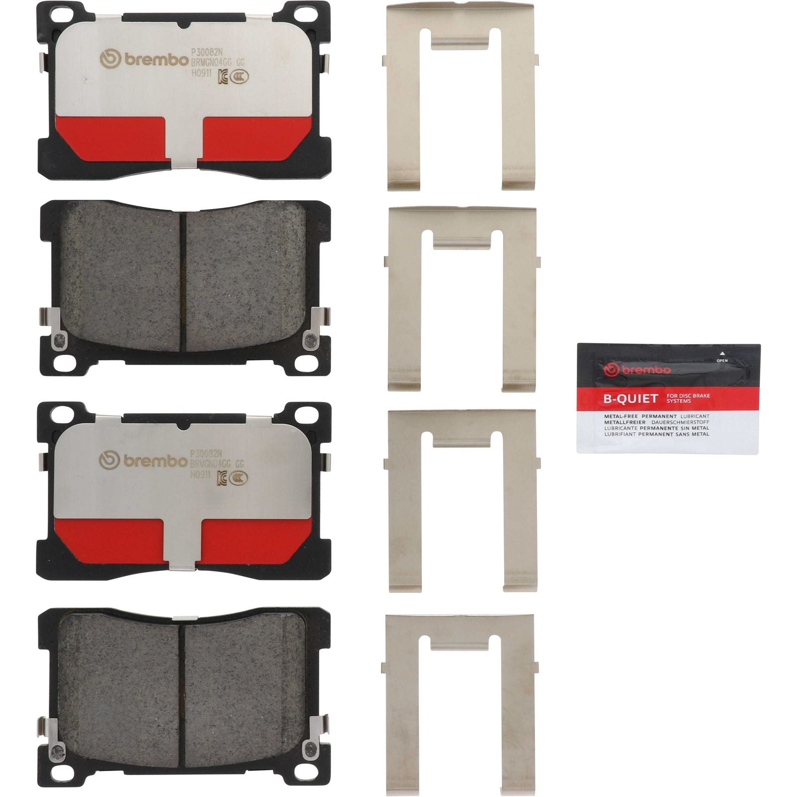 PRIME Ceramic Front Disc Brake Pad Set - P30082N_26