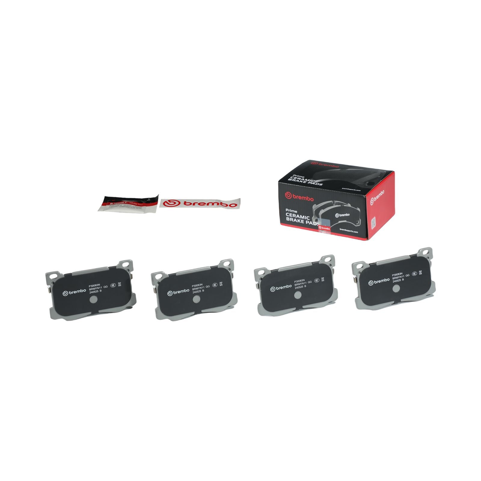 PRIME Ceramic Front Disc Brake Pad Set - P30083N_03