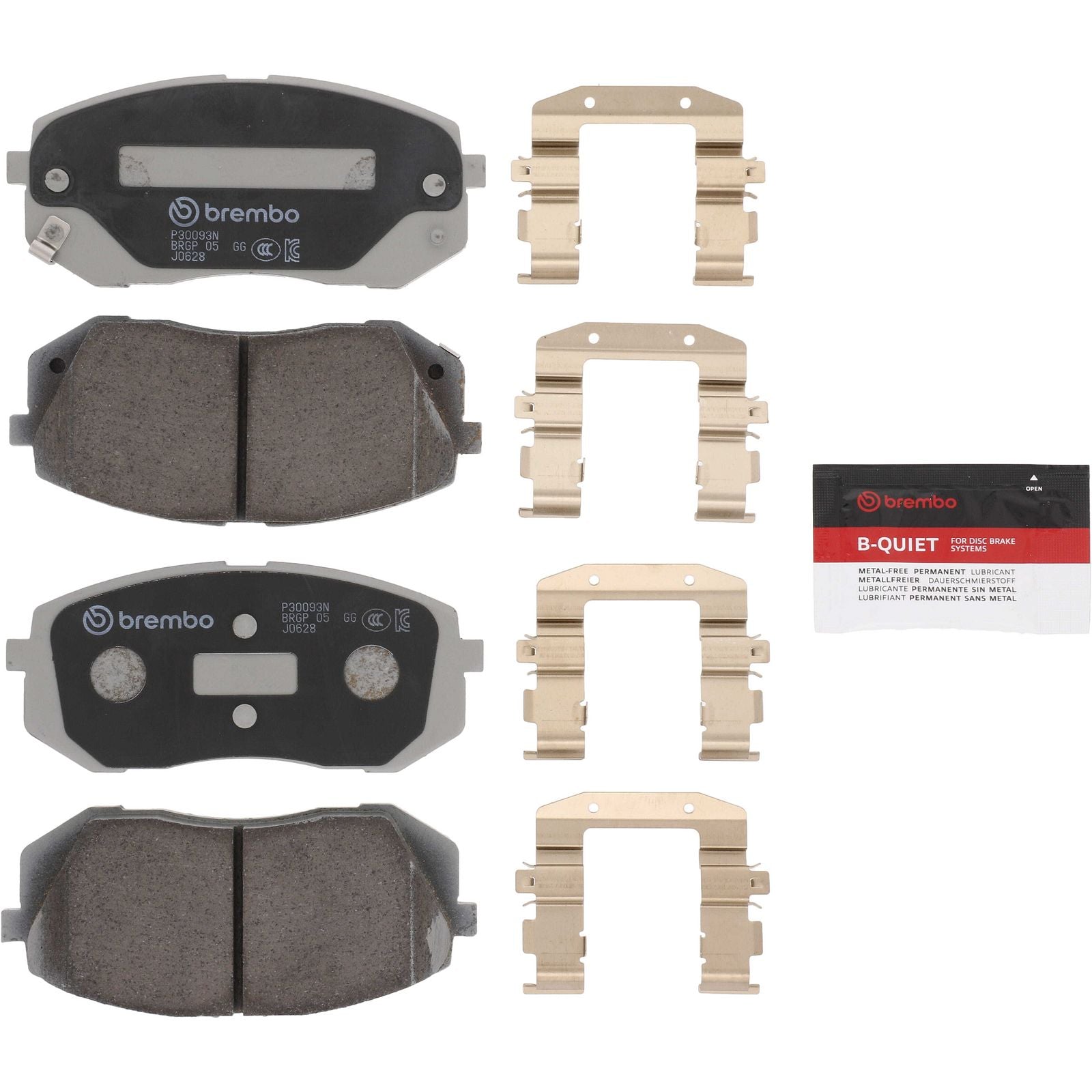 PRIME Ceramic Front Disc Brake Pad Set - P30093N_02