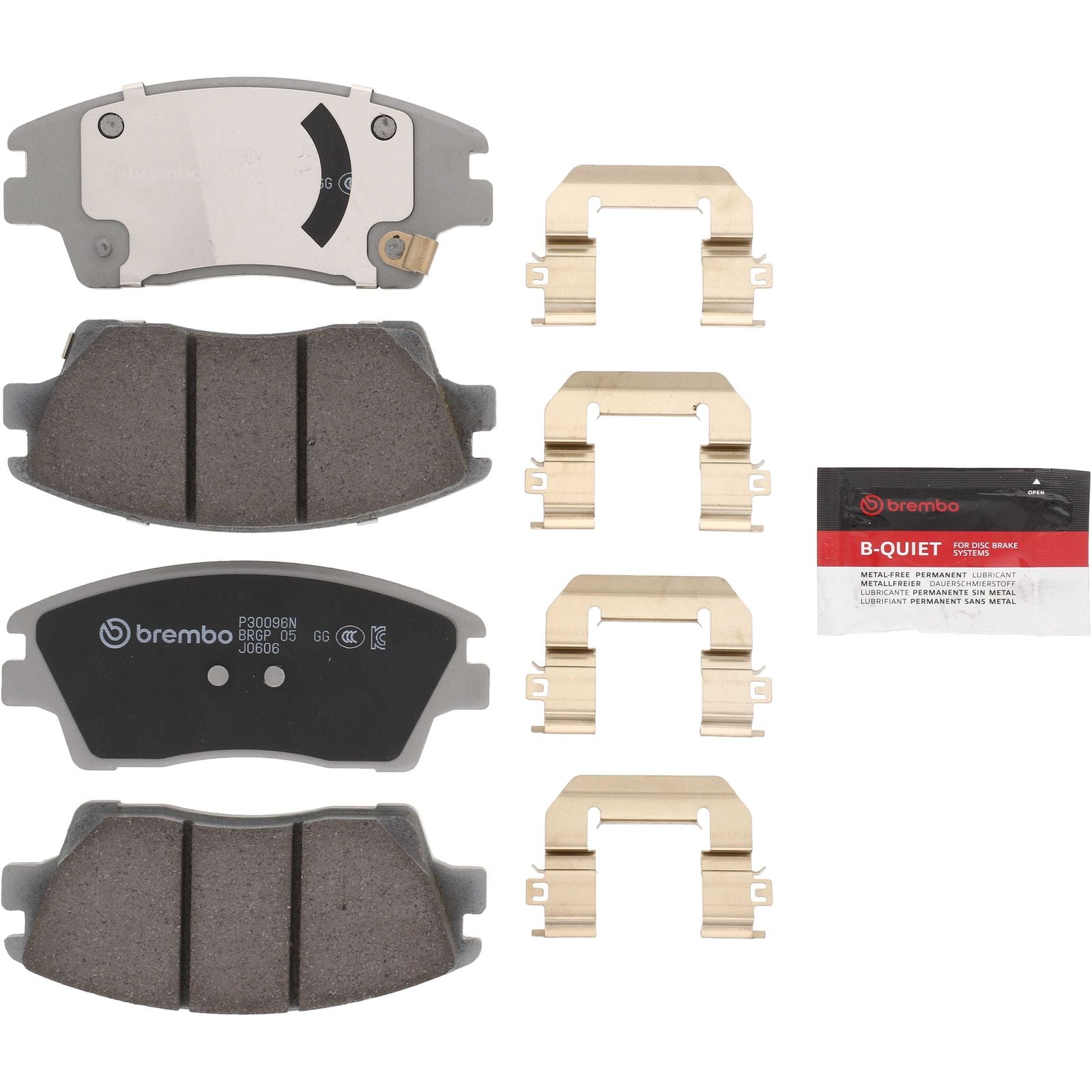 PRIME Ceramic Front Disc Brake Pad Set - P30096N_01