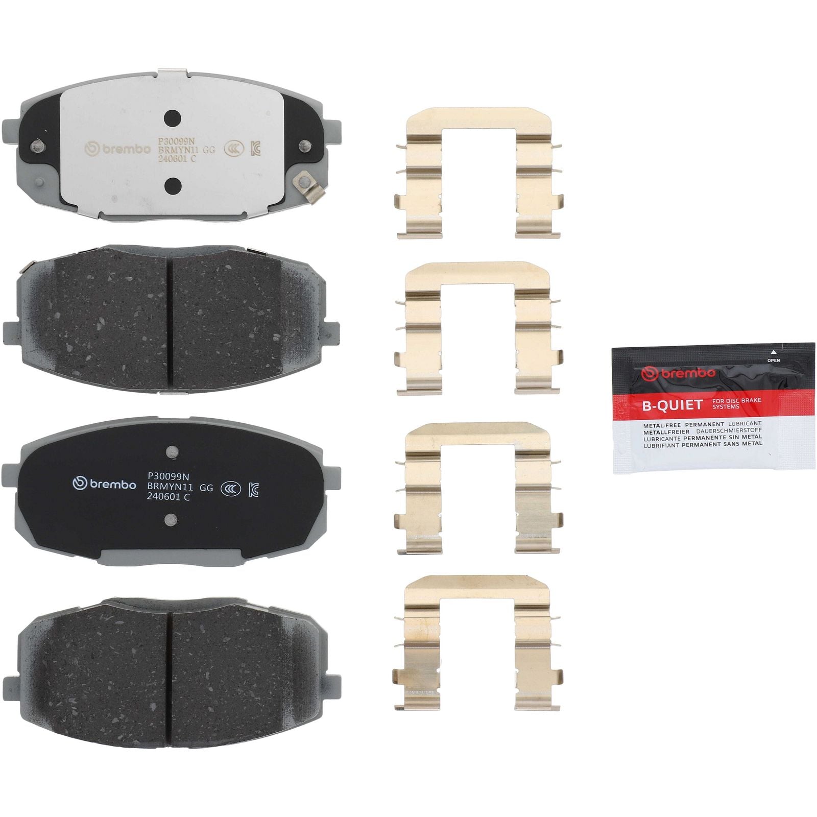 PRIME Ceramic Front Disc Brake Pad Set - P30099N_01