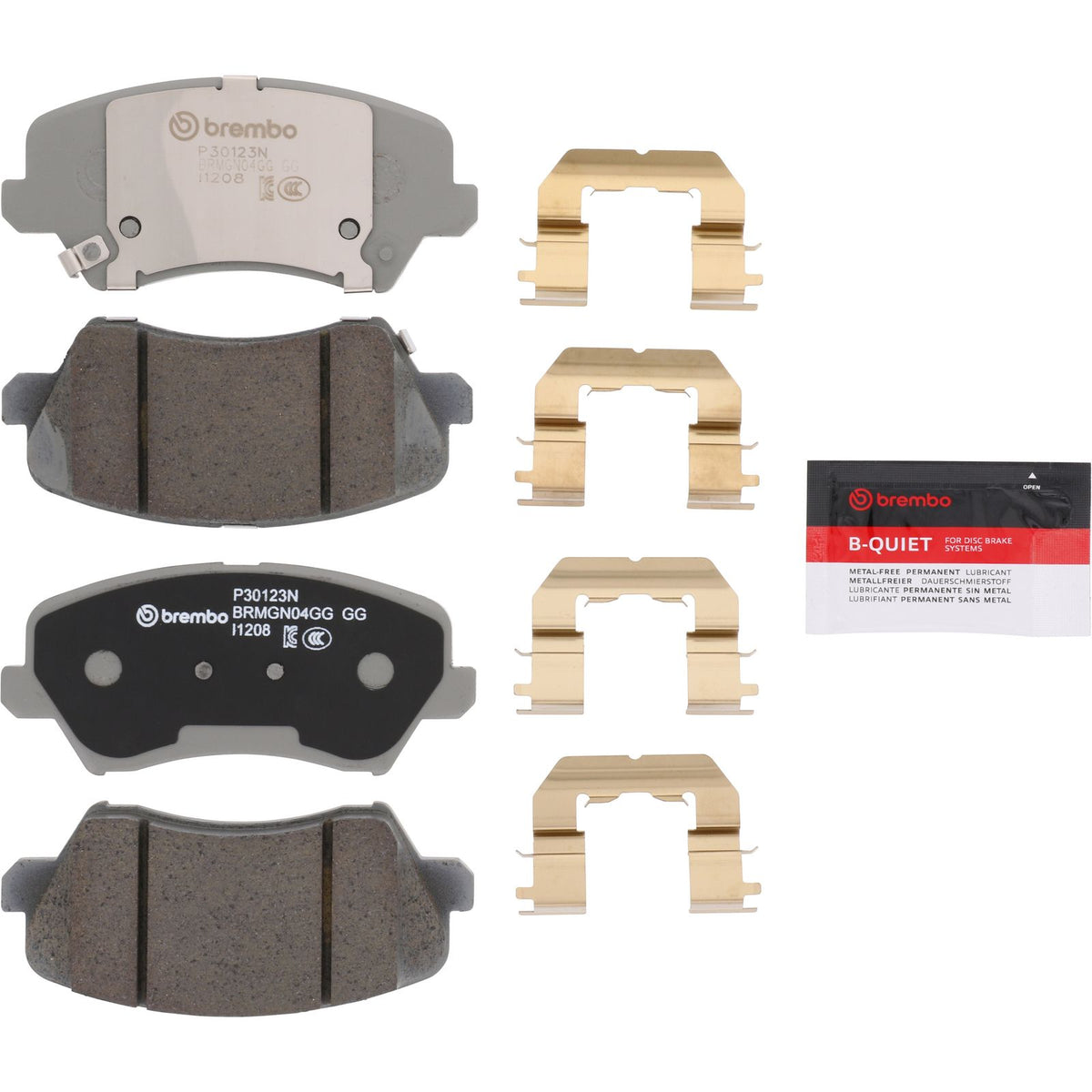 PRIME Ceramic Front Disc Brake Pad Set - P30123N_02