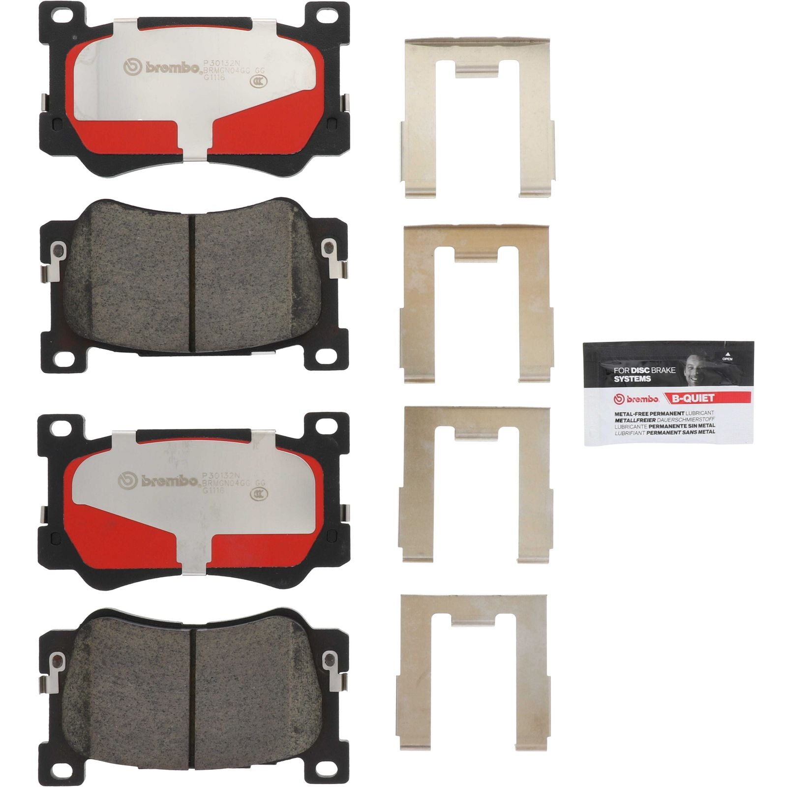 PRIME Ceramic Front Disc Brake Pad Set - P30132N_02