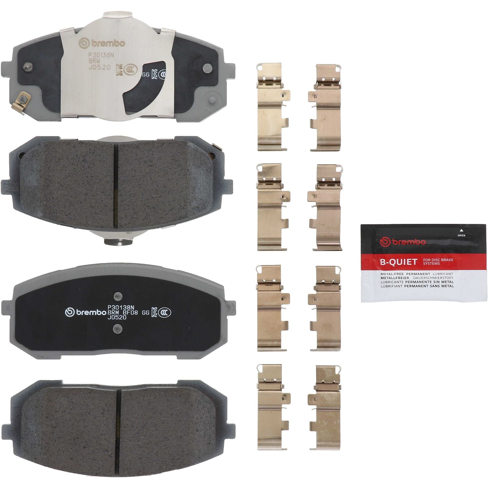 PRIME Ceramic Front Disc Brake Pad Set - P30138N_01