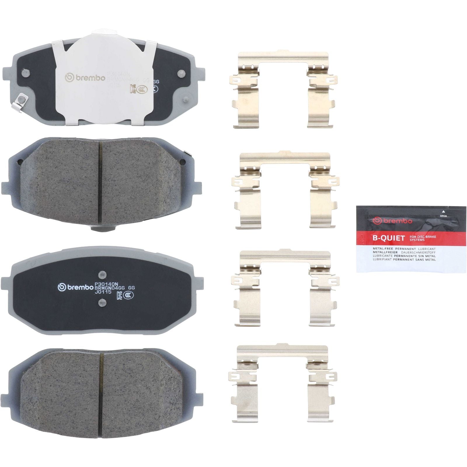 PRIME Ceramic Front Disc Brake Pad Set - P30140N_02