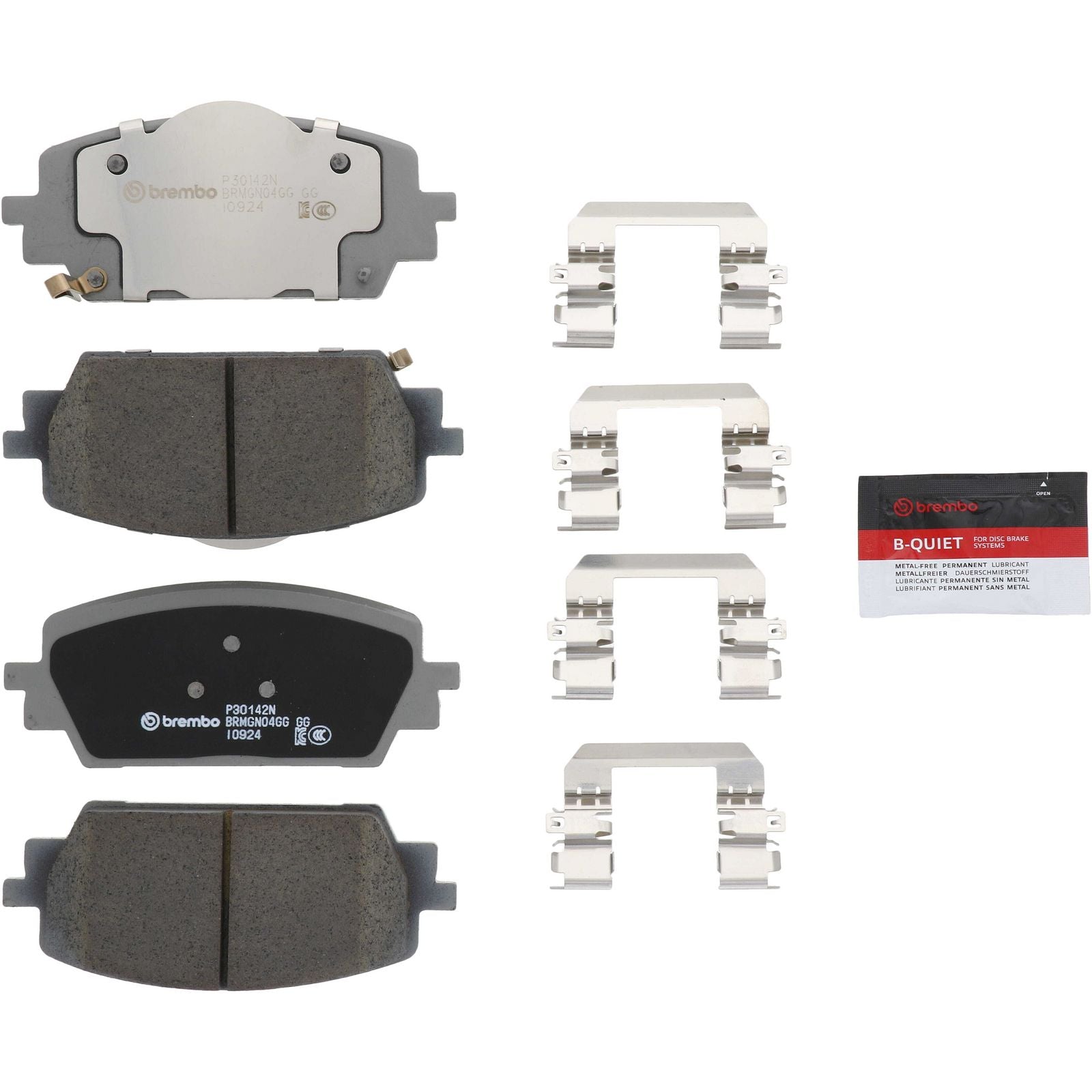 PRIME Ceramic Front Disc Brake Pad Set - P30142N_02