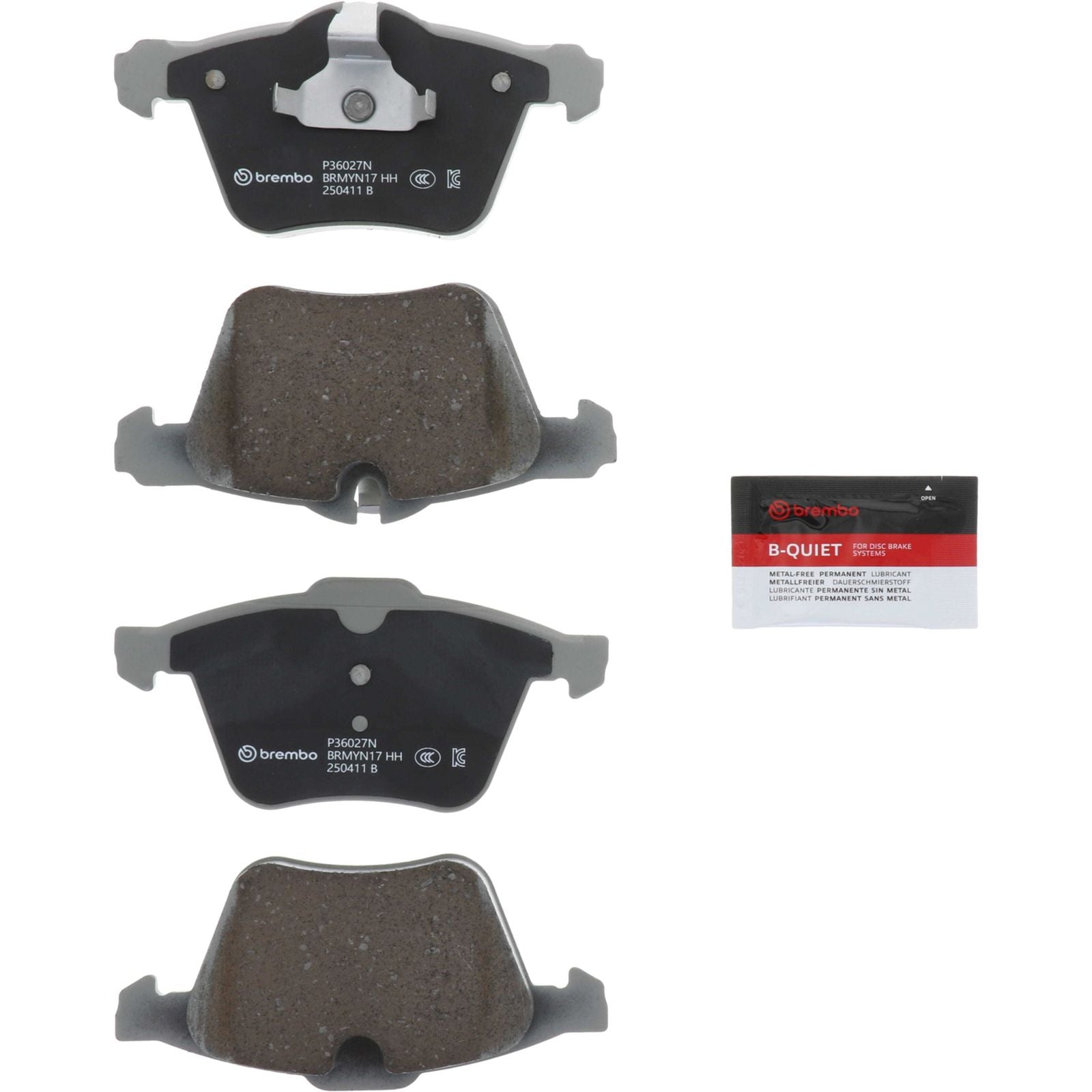 PRIME Ceramic Front Disc Brake Pad Set - P36027N_01