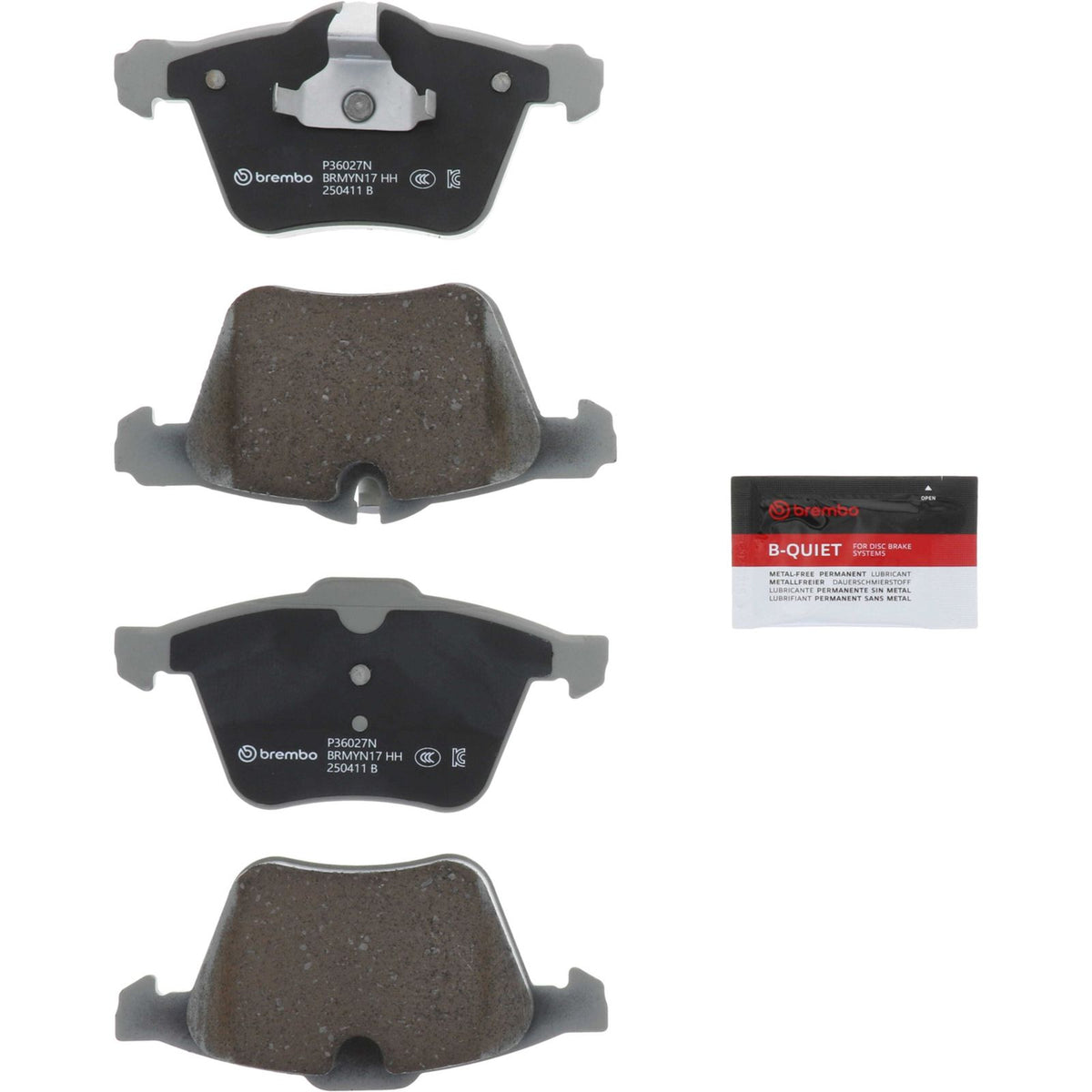 PRIME Ceramic Front Disc Brake Pad Set - P36027N_01