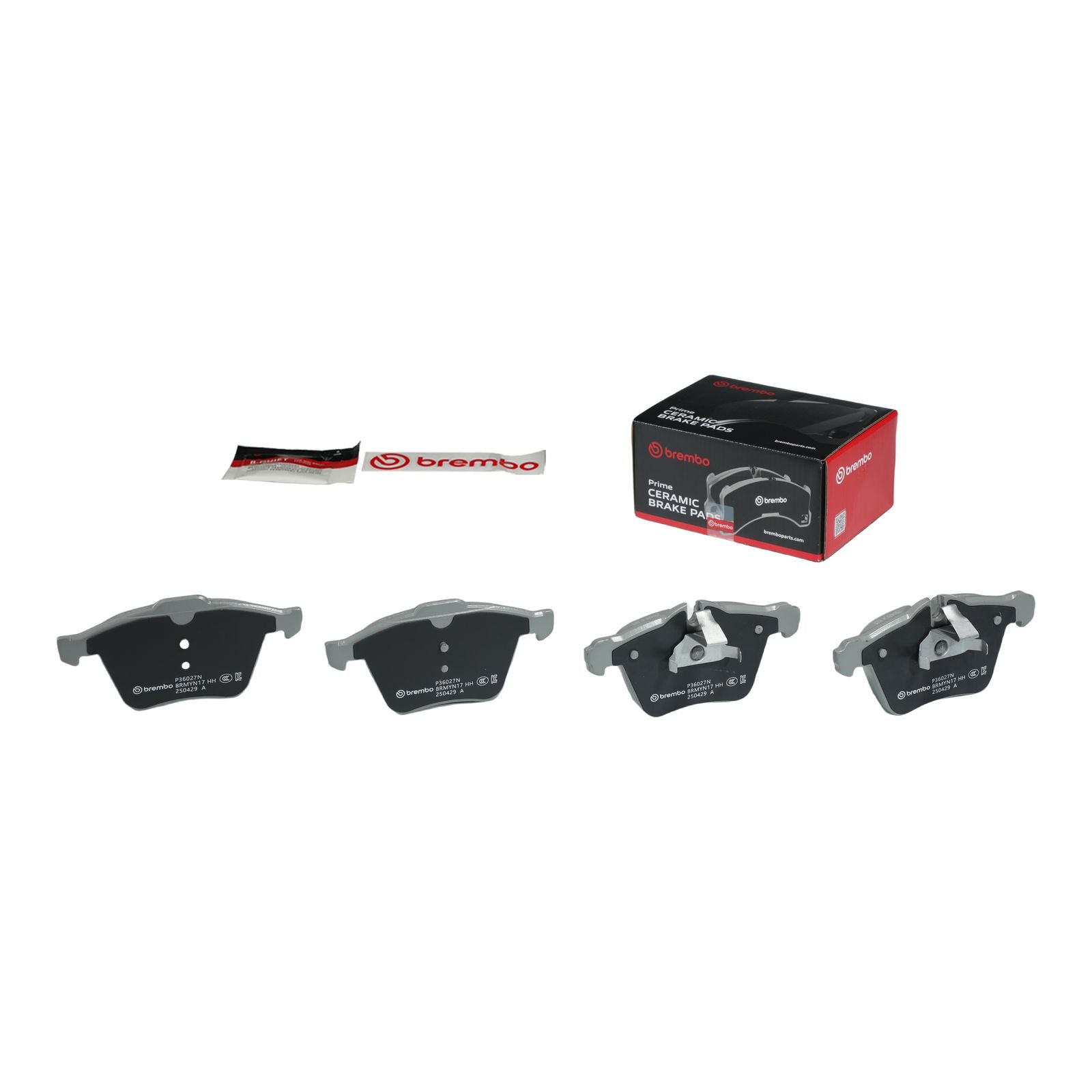 PRIME Ceramic Front Disc Brake Pad Set - P36027N_03