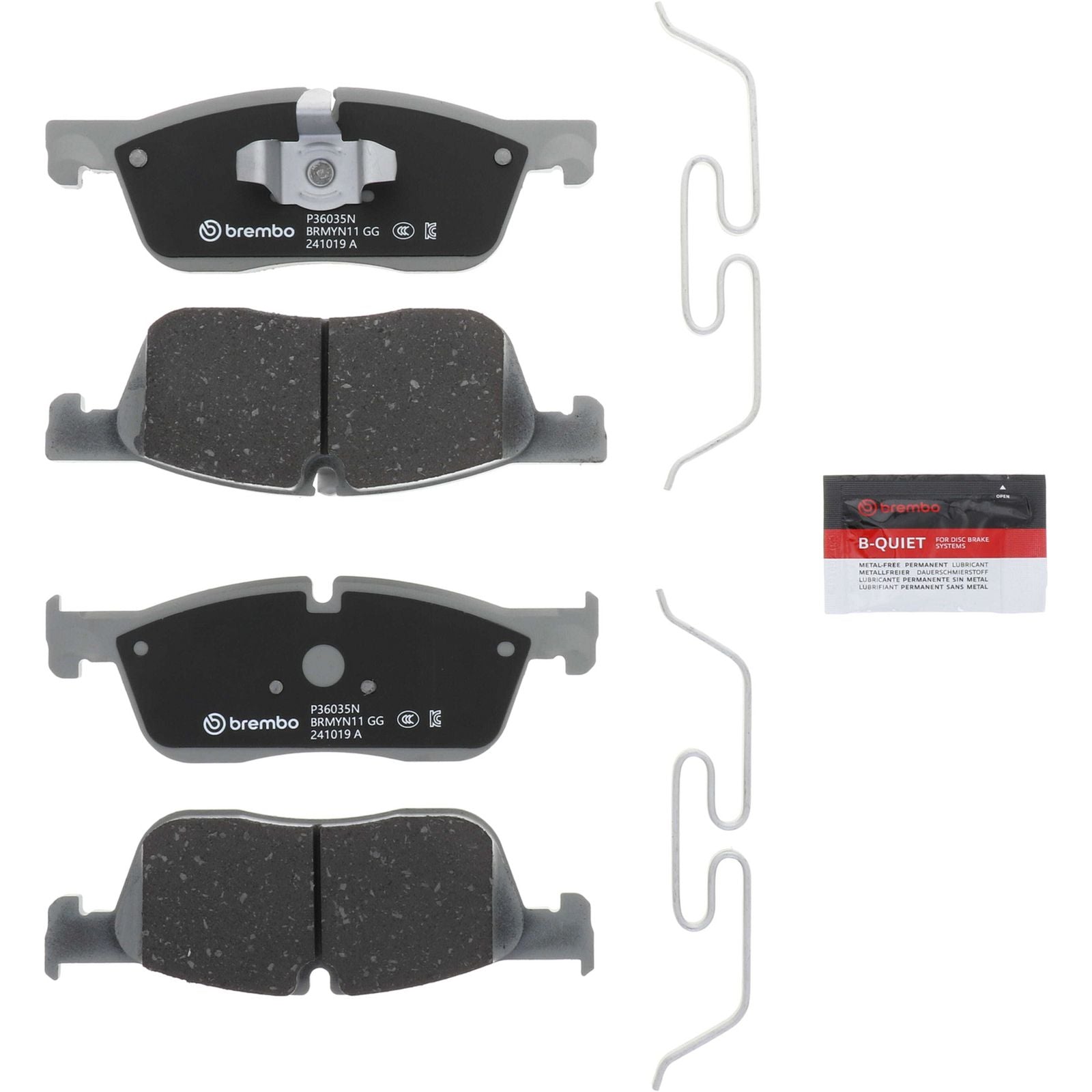 PRIME Ceramic Front Disc Brake Pad Set - P36035N_01