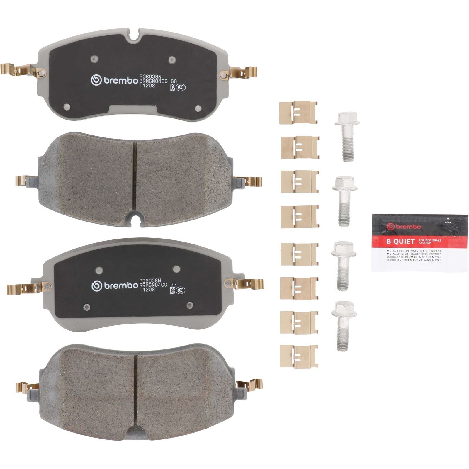 PRIME Ceramic Front Disc Brake Pad Set - P36038N_02