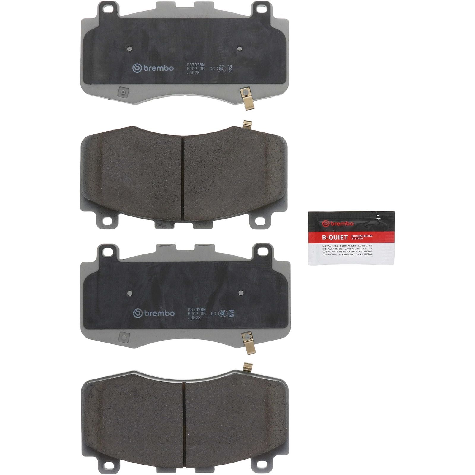 PRIME Ceramic Front Disc Brake Pad Set - P37028N_02