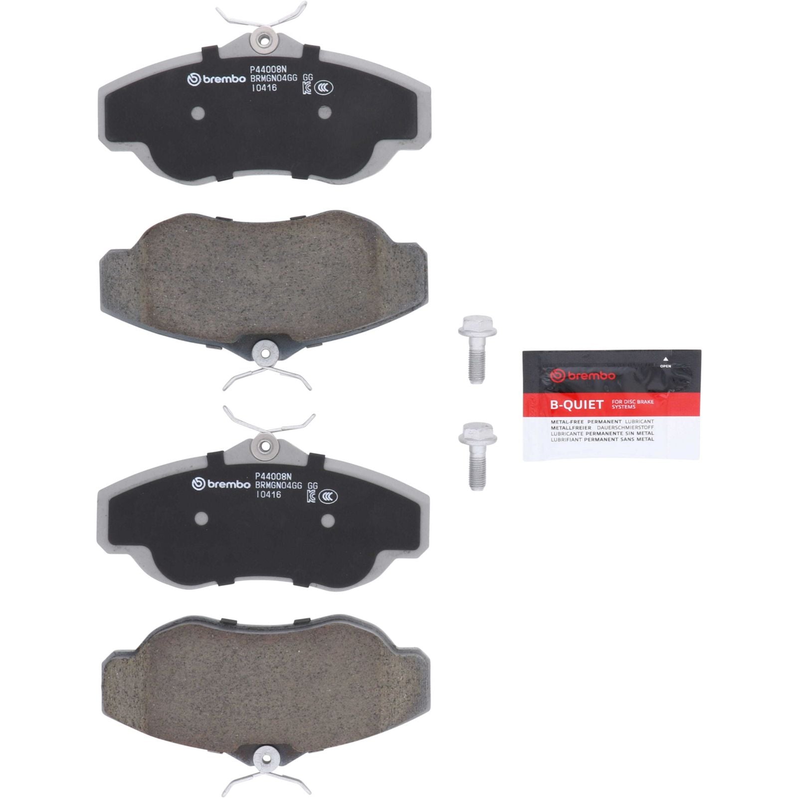 PRIME Ceramic Front Disc Brake Pad Set - P44008N_02