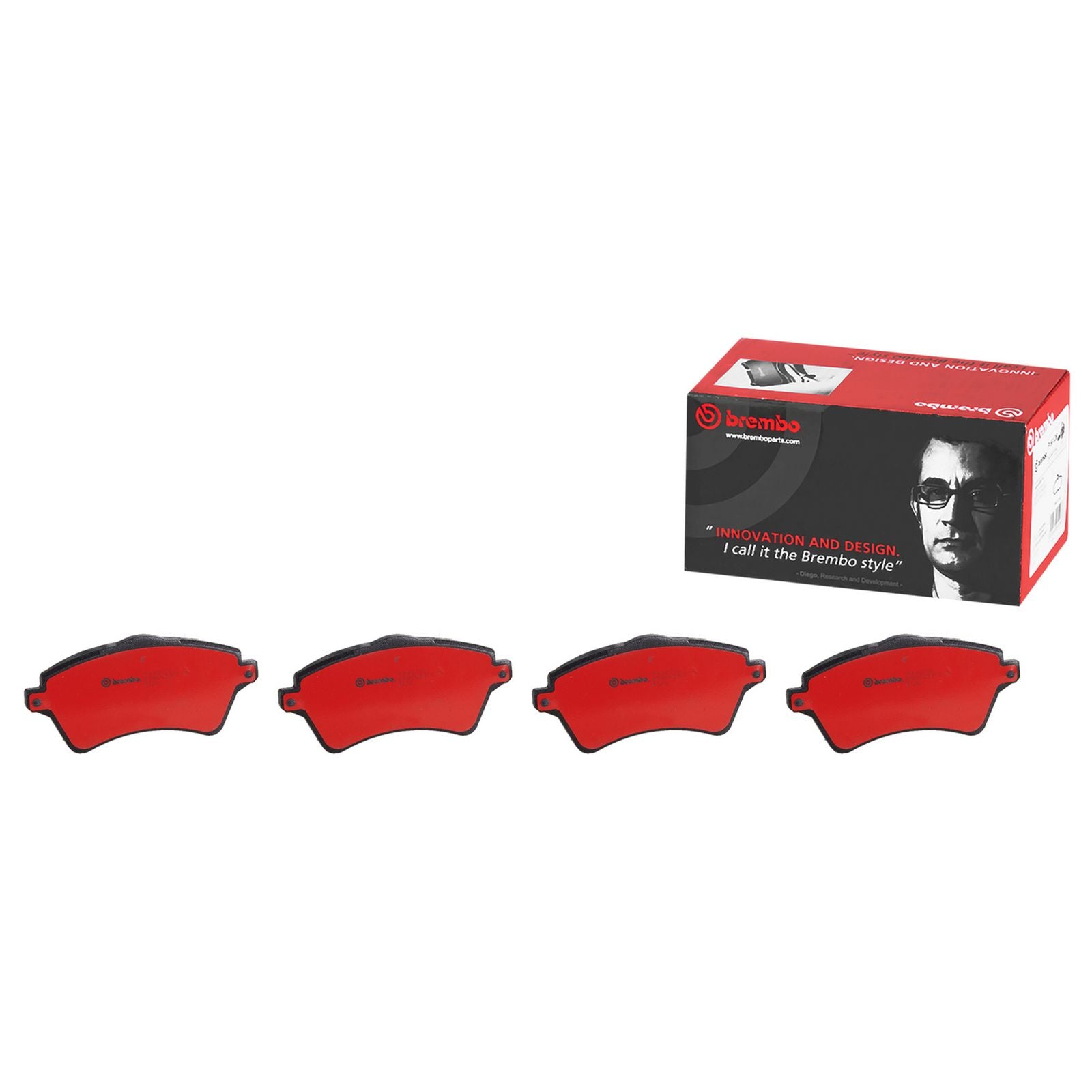 PRIME Ceramic Front Disc Brake Pad Set - P44011N_01