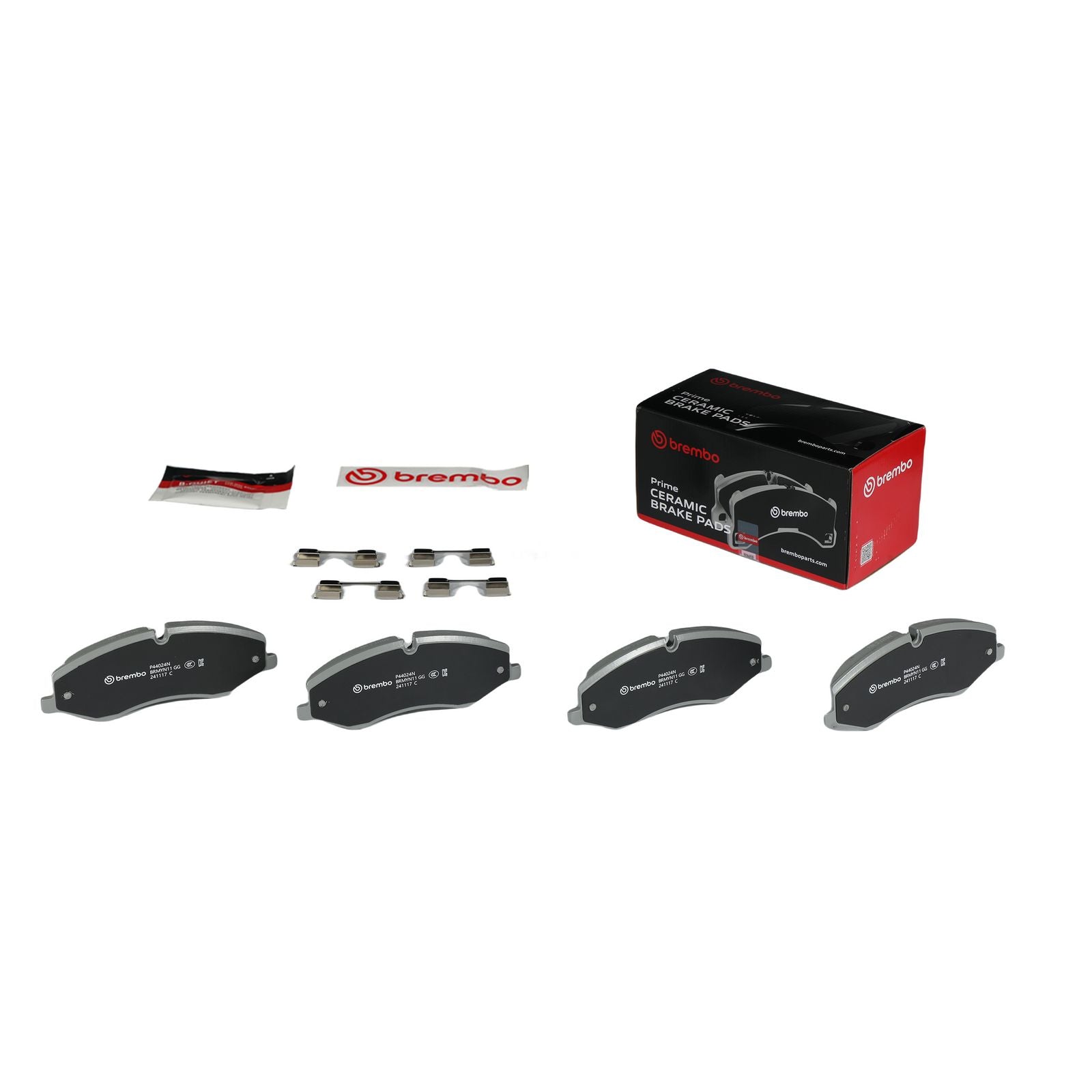 PRIME Ceramic Front Disc Brake Pad Set - P44024N_01