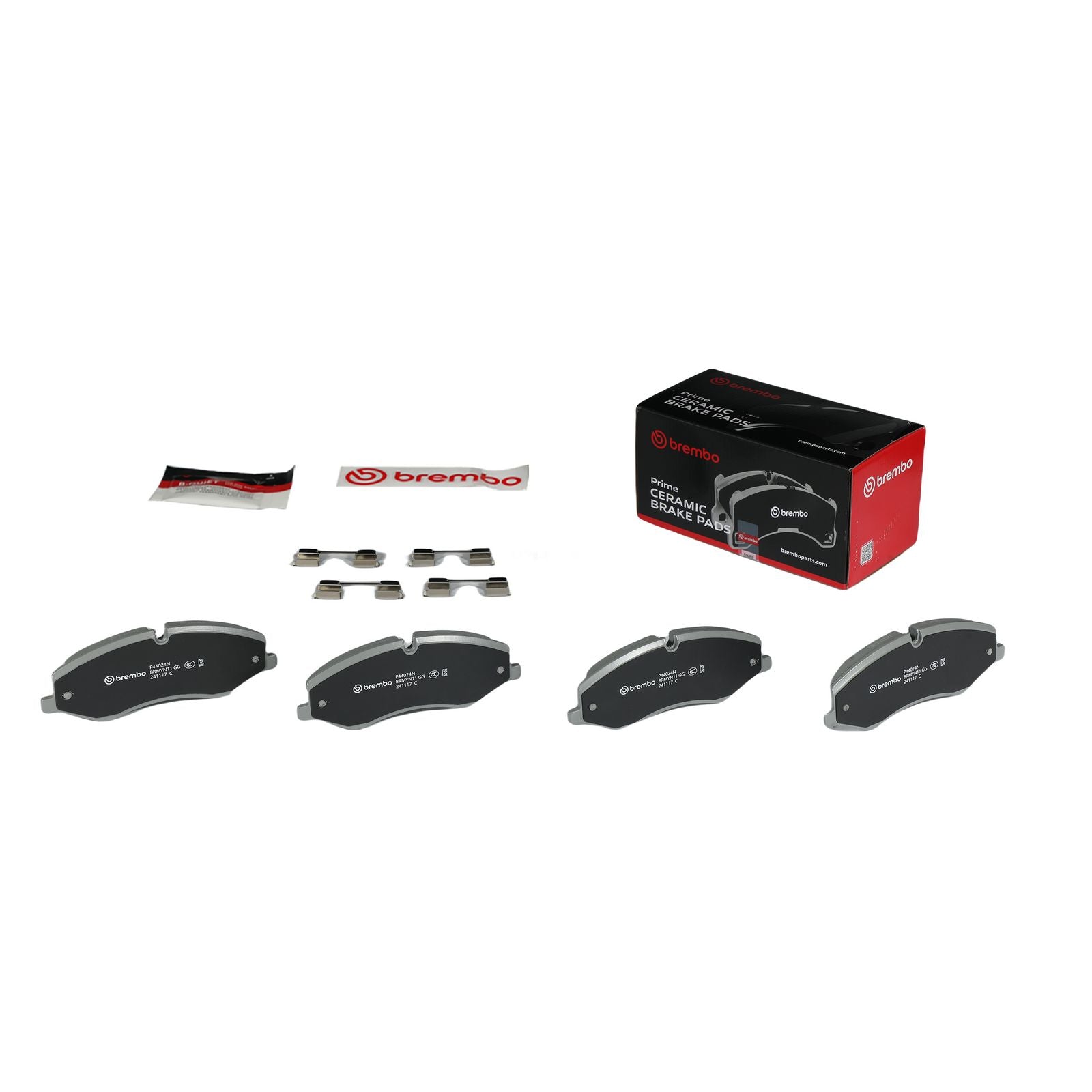 PRIME Ceramic Front Disc Brake Pad Set - P44024N_02
