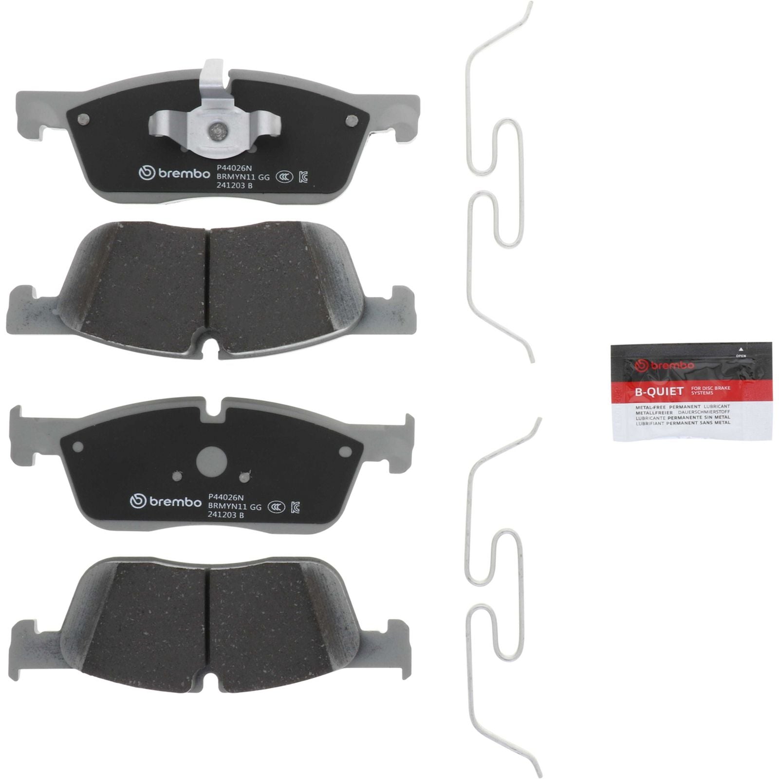 PRIME Ceramic Front Disc Brake Pad Set - P44026N_01