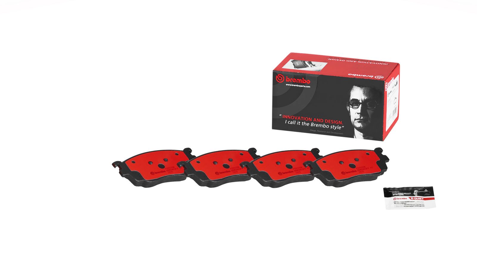 PRIME Ceramic Front Disc Brake Pad Set - P49026N_01