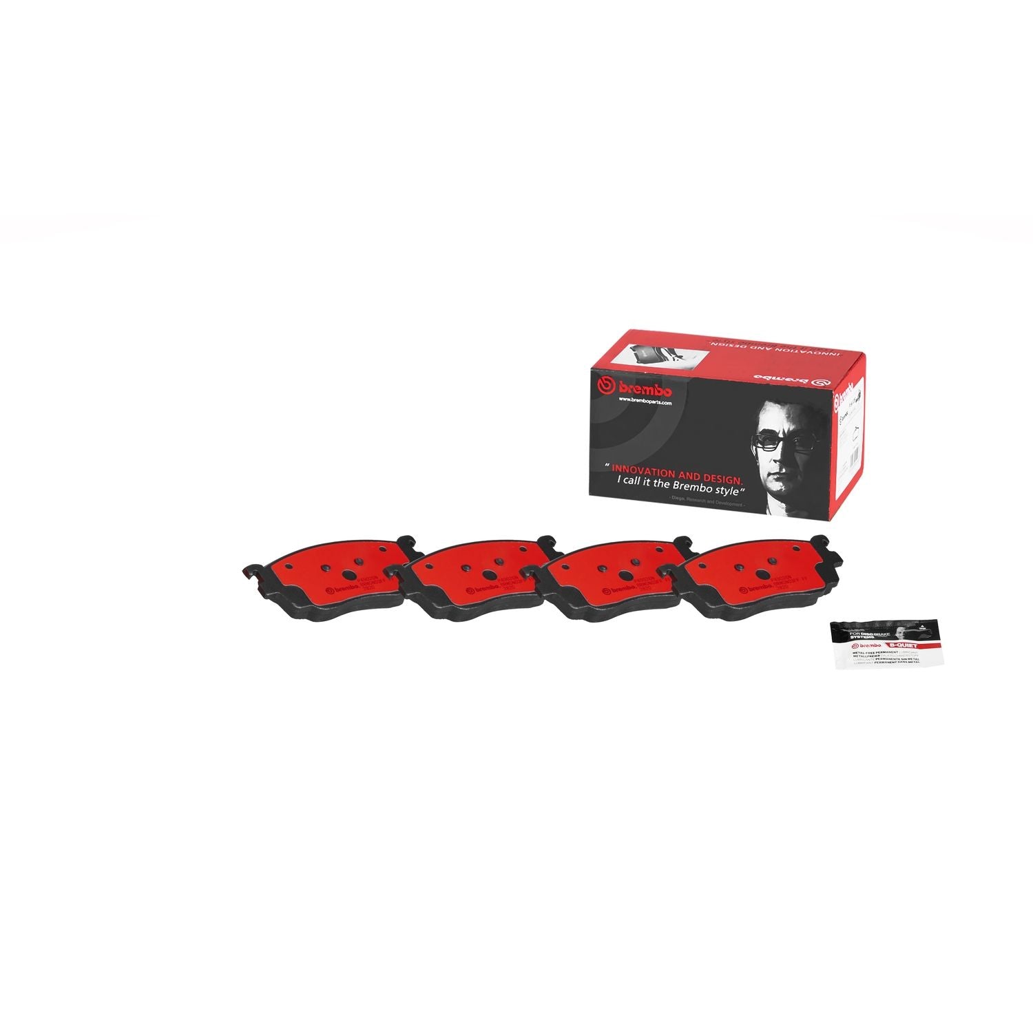 PRIME Ceramic Front Disc Brake Pad Set - P49026N_02