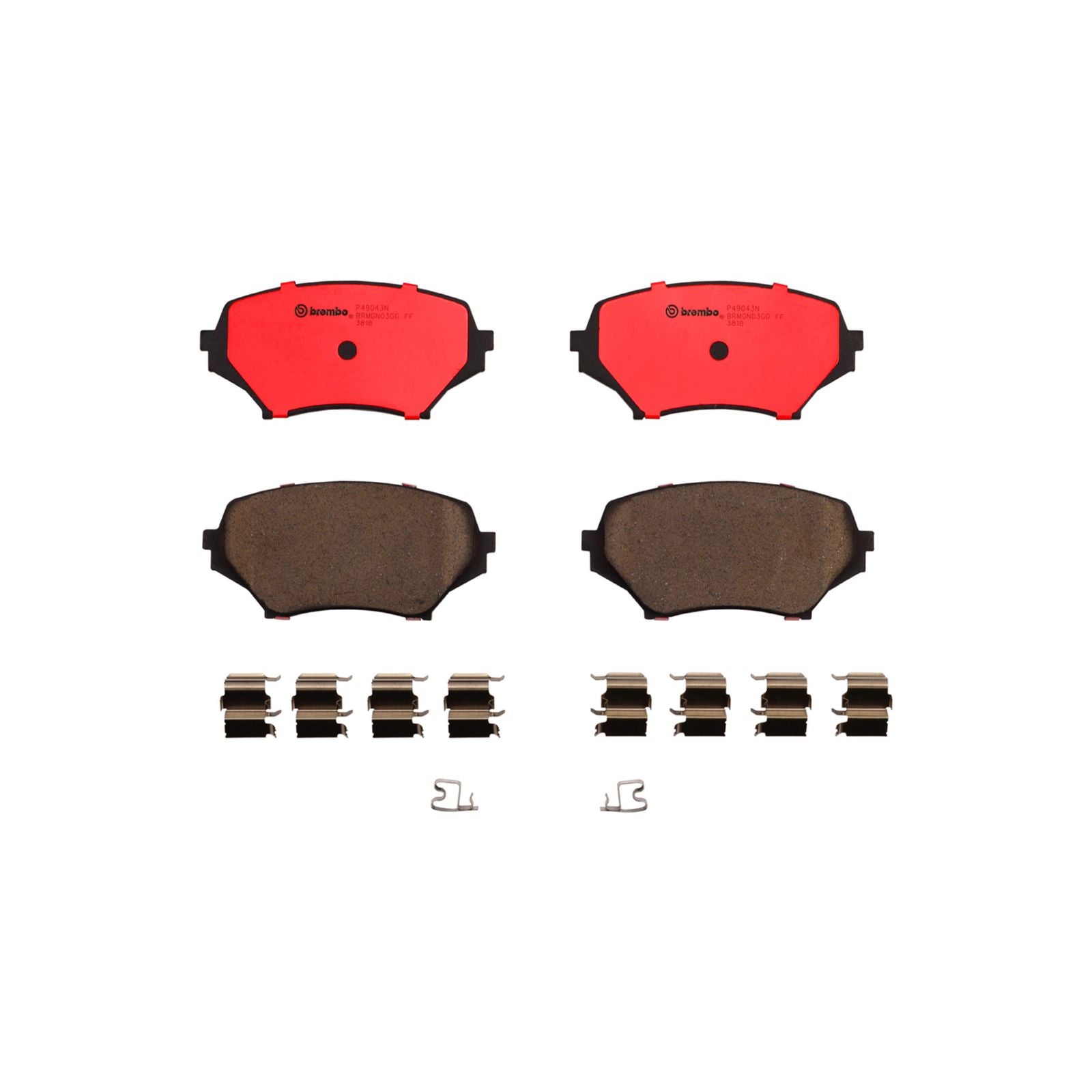 PRIME Ceramic Front Disc Brake Pad Set - P49043N_01