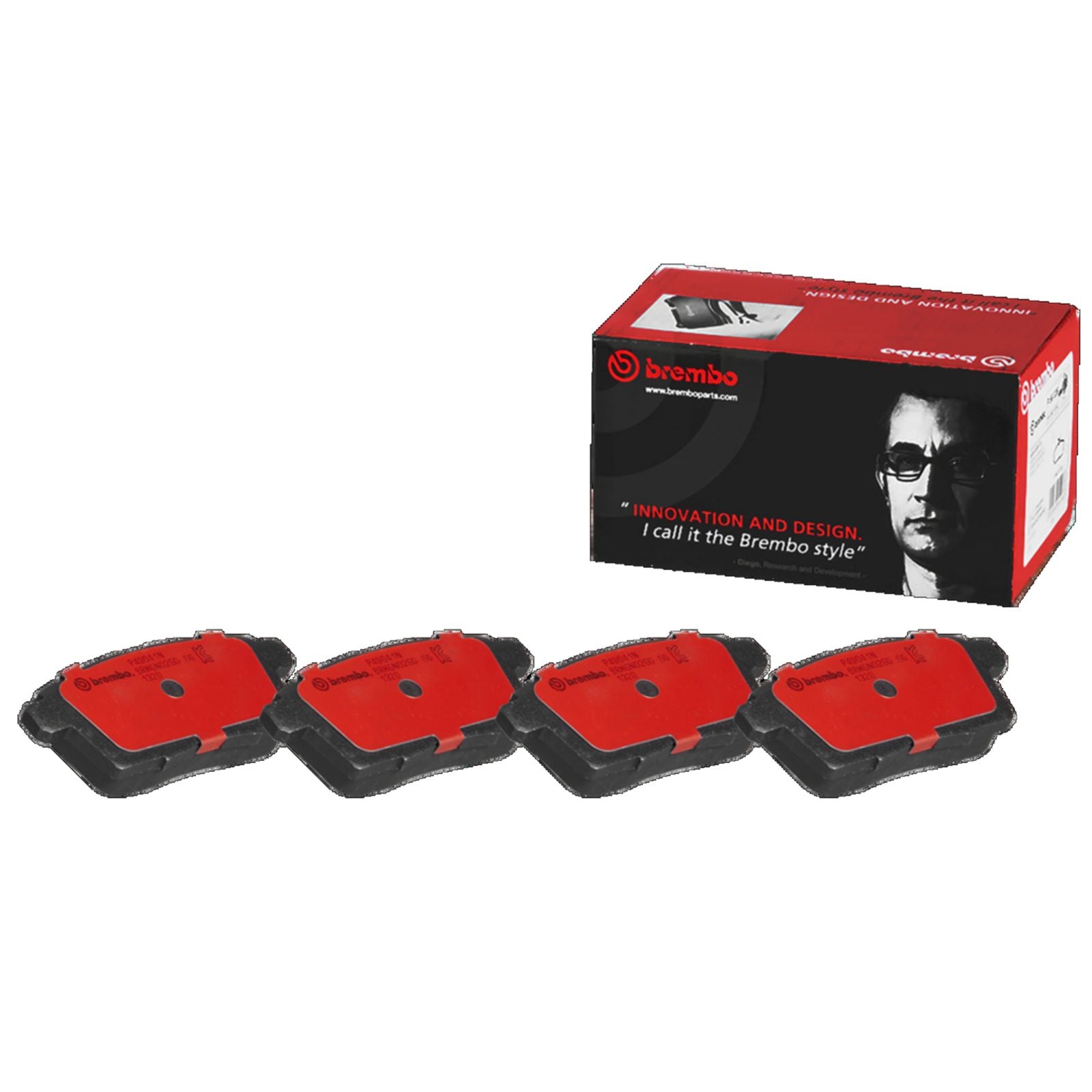PRIME Ceramic Front Disc Brake Pad Set - P49043N_02