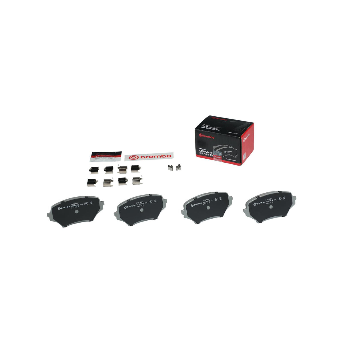 PRIME Ceramic Front Disc Brake Pad Set - P49043N_02