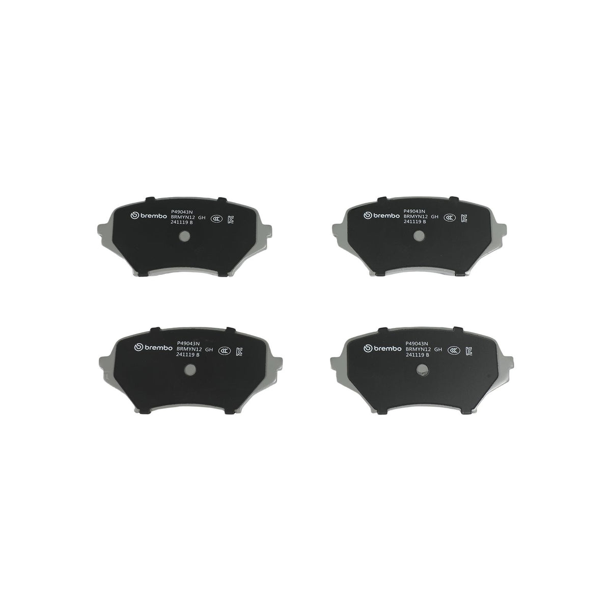 PRIME Ceramic Front Disc Brake Pad Set - P49043N_03