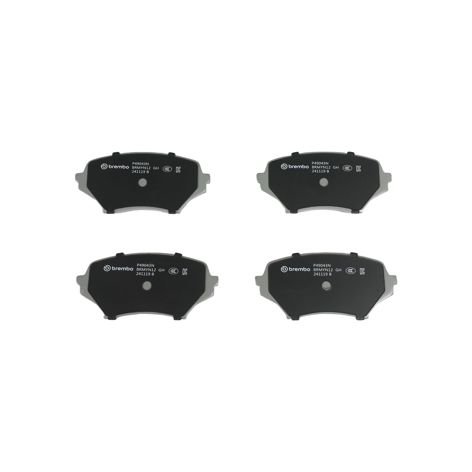 PRIME Ceramic Front Disc Brake Pad Set - P49043N_05